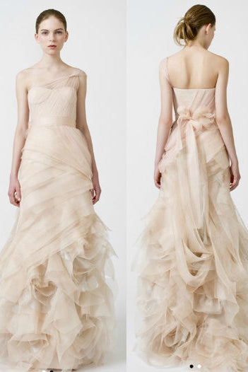 Vera Wang Farrah Ivory Gossip Girl Wedding Bridal Tulle Gown