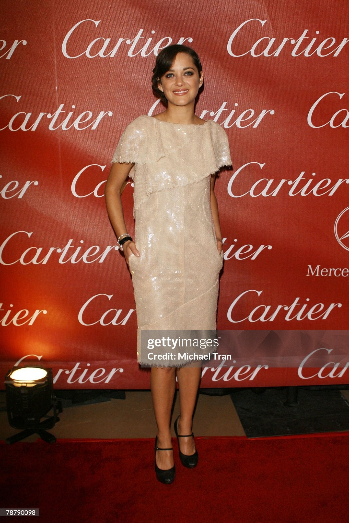 Chanel S/S 2008 Beige Sequin Embellished 08P Mini Dress