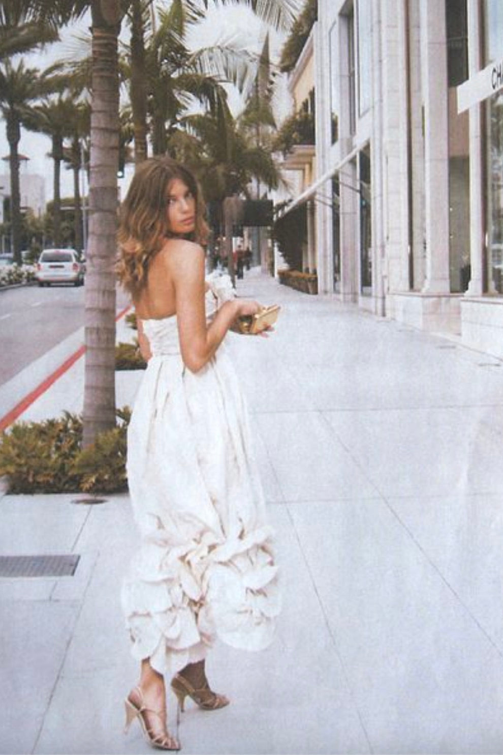 Chanel S/S 2006 Bride Camellia Ivory White 06P Evening Wedding Gown