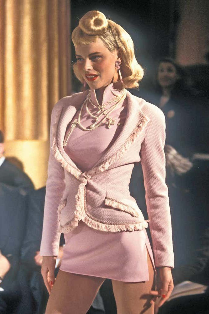 Christian Dior by John Galliano F/W 1997 Pink Cheongsam Pearl Dress Set
