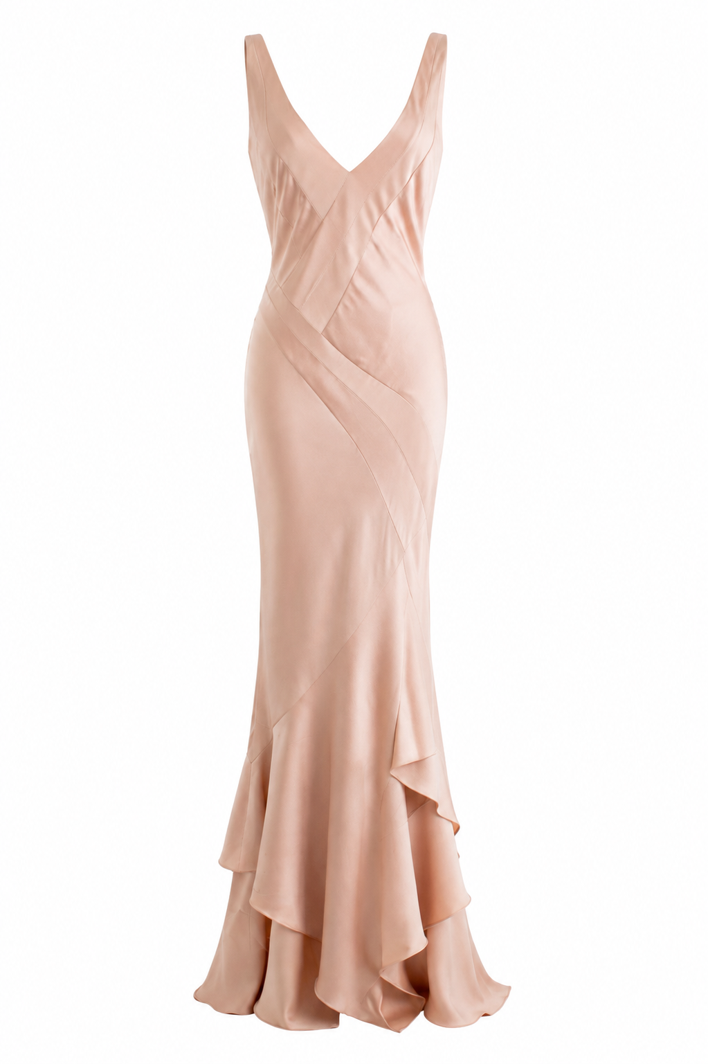 Christian Dior by John Galliano S/S 2005 Ballet Pink Bias-Cut Evening Gown
