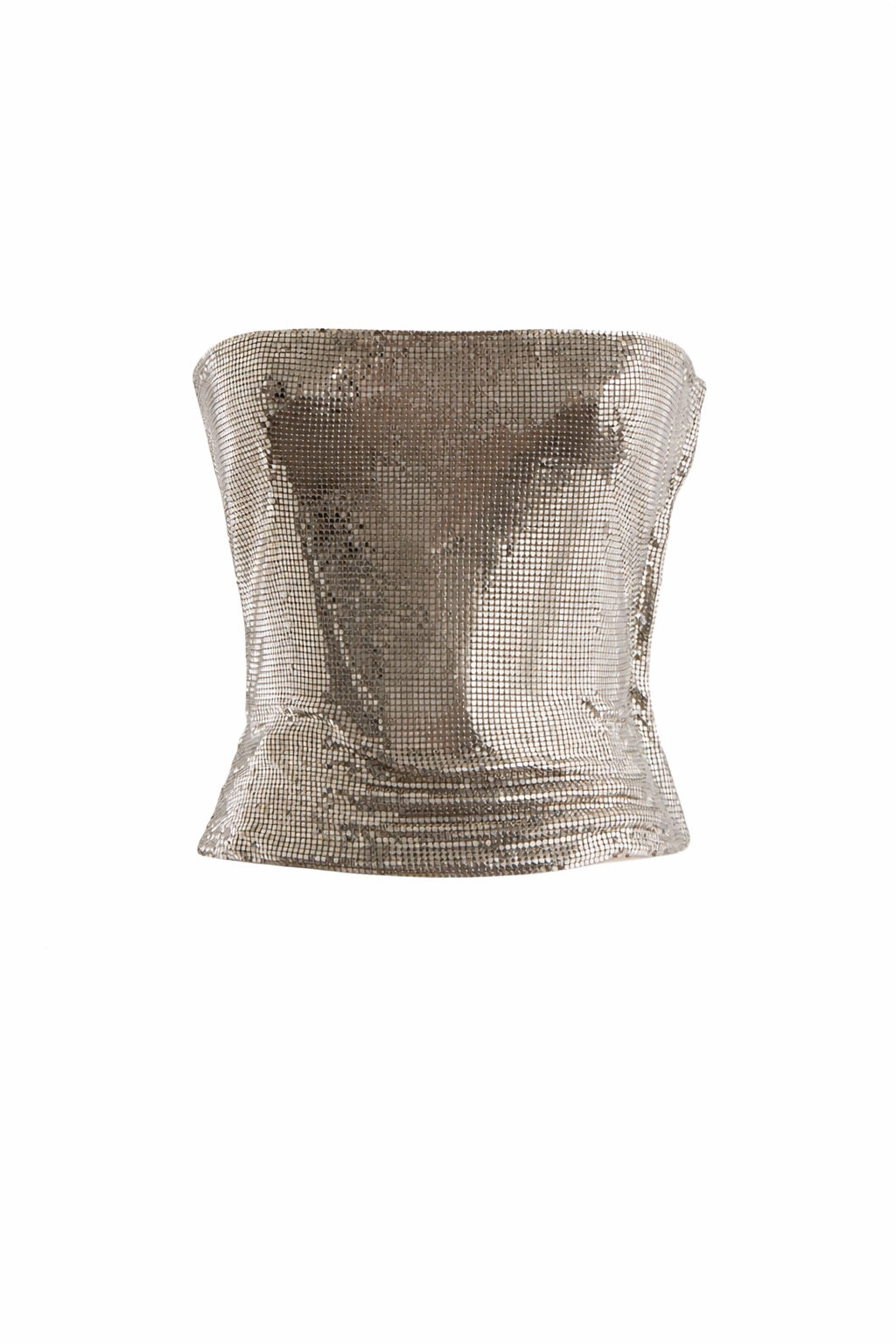 Gianni Versace Couture F/W 1998 Silver Oroton Chainmail Corset