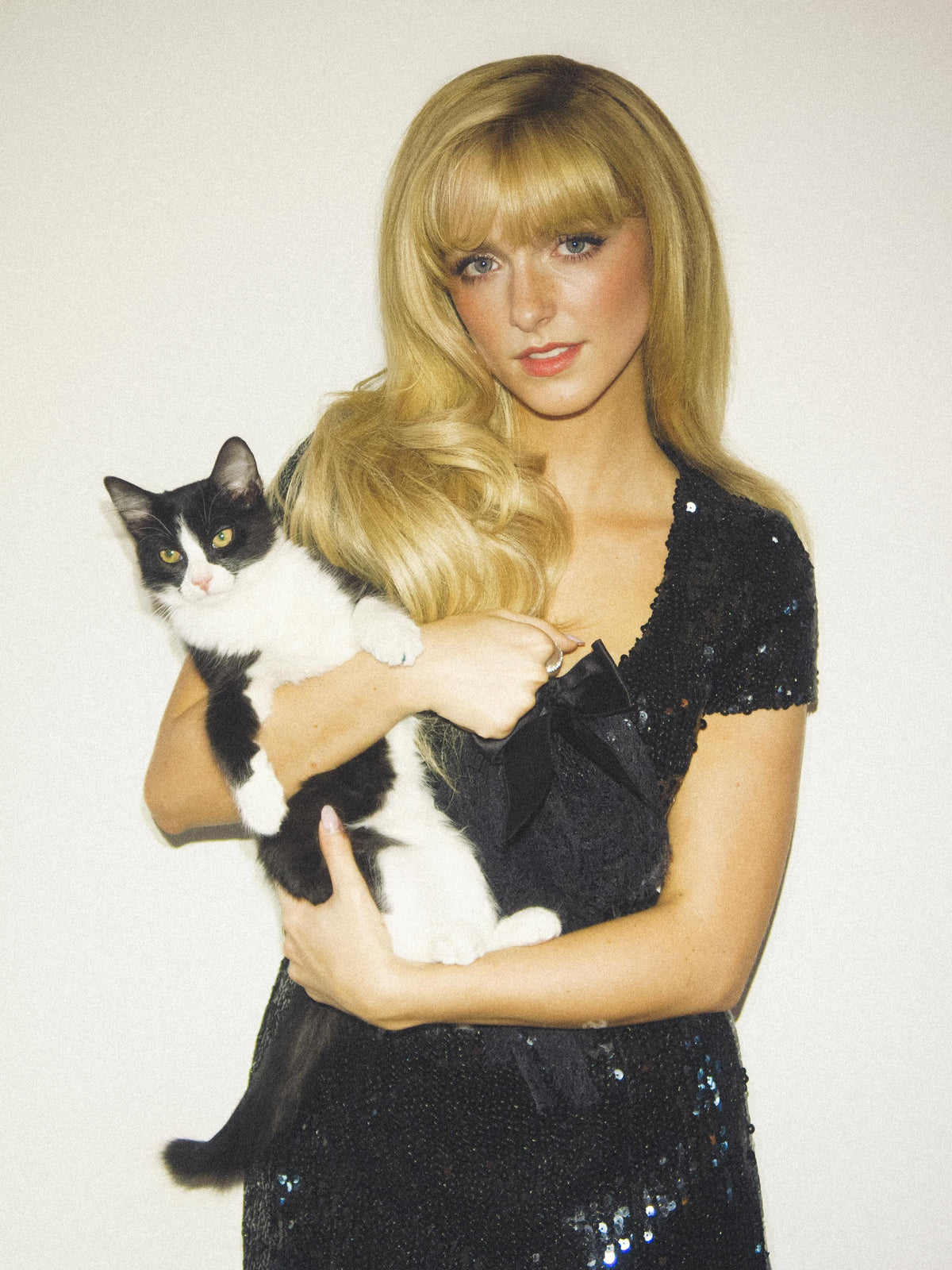 Chanel F/W 1994 Black Sequin Lace Bow Camellia 94A Mini Dress