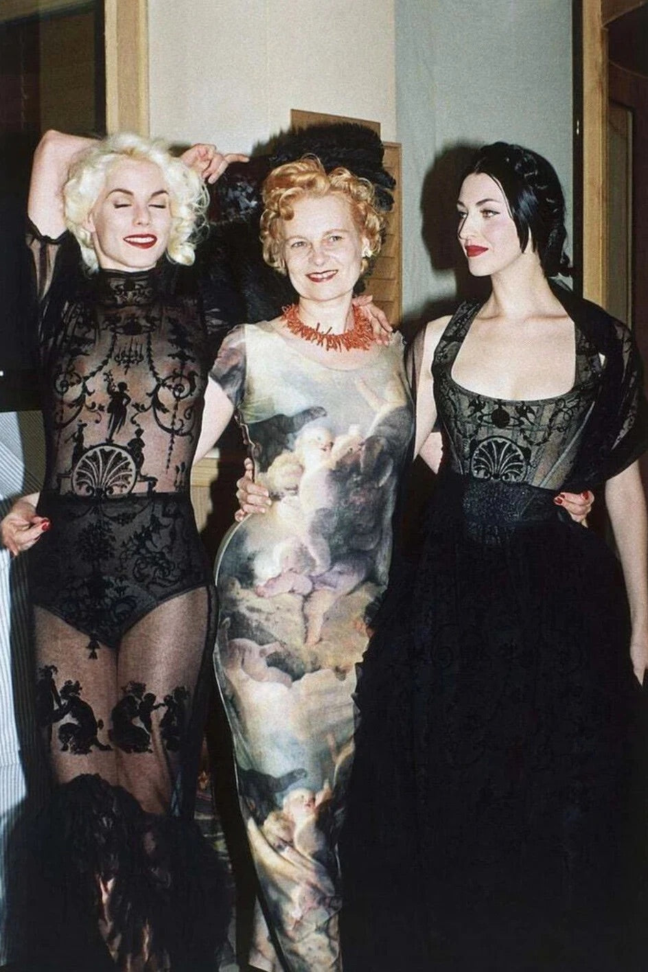 Vivienne Westwood x Sock Shop 1992 Boulle Sheer Mesh Bodysuit