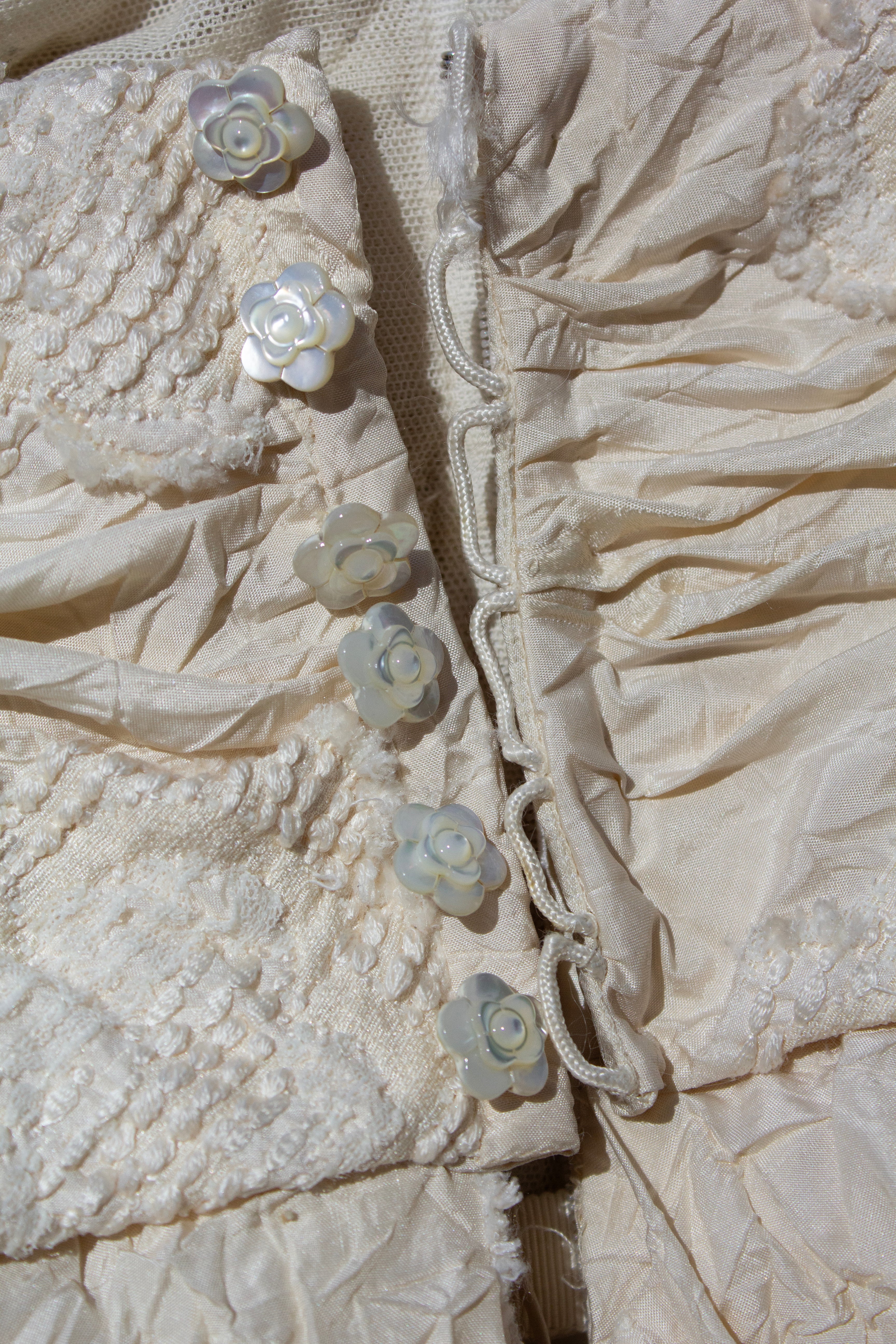 Chanel S/S 2006 Bride Camellia Ivory White 06P Evening Wedding Gown