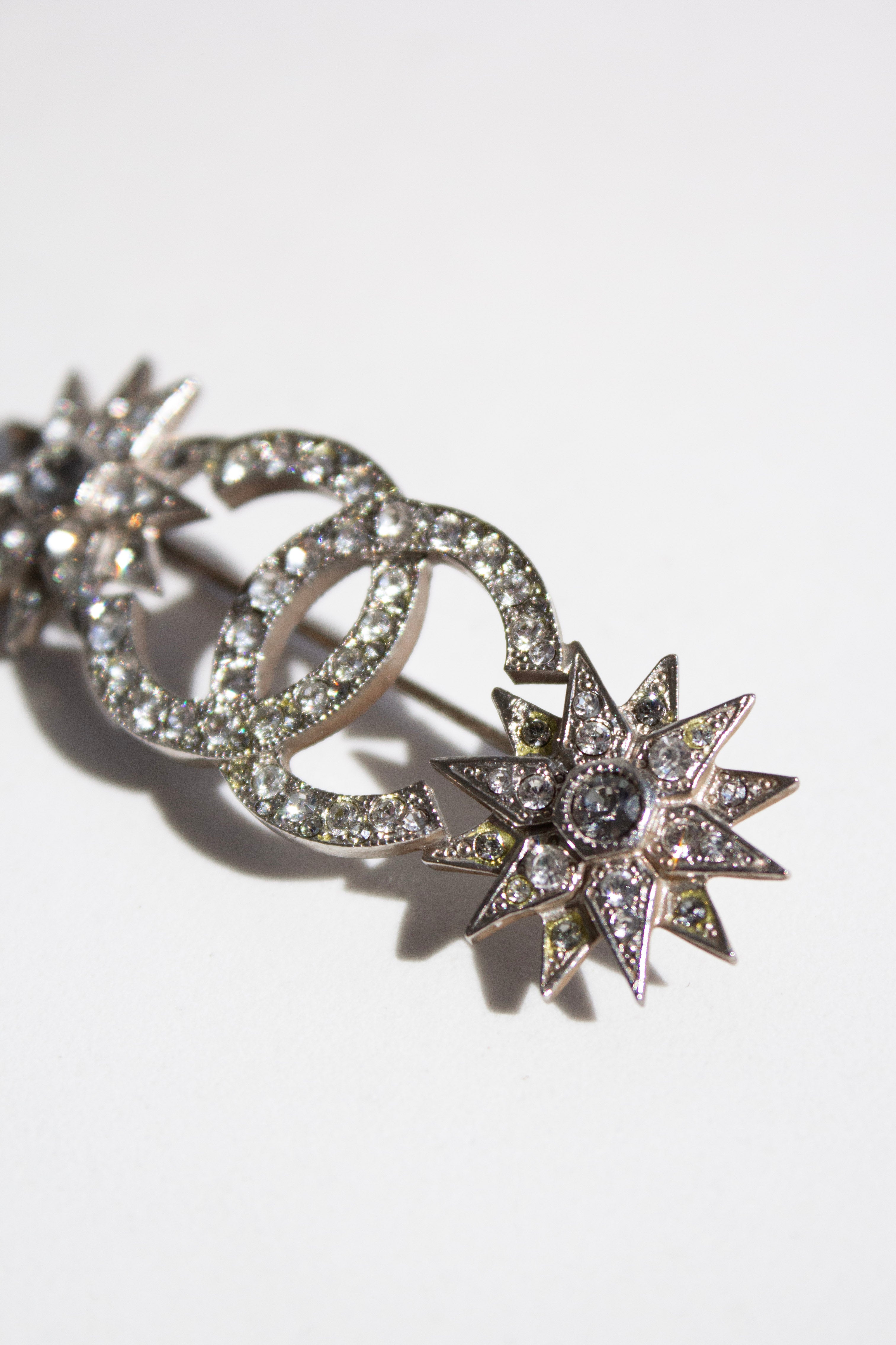 Chanel Pre-Fall 2015 Salzburg Métiers d’Art Crystal CC Starburst 15A Brooch