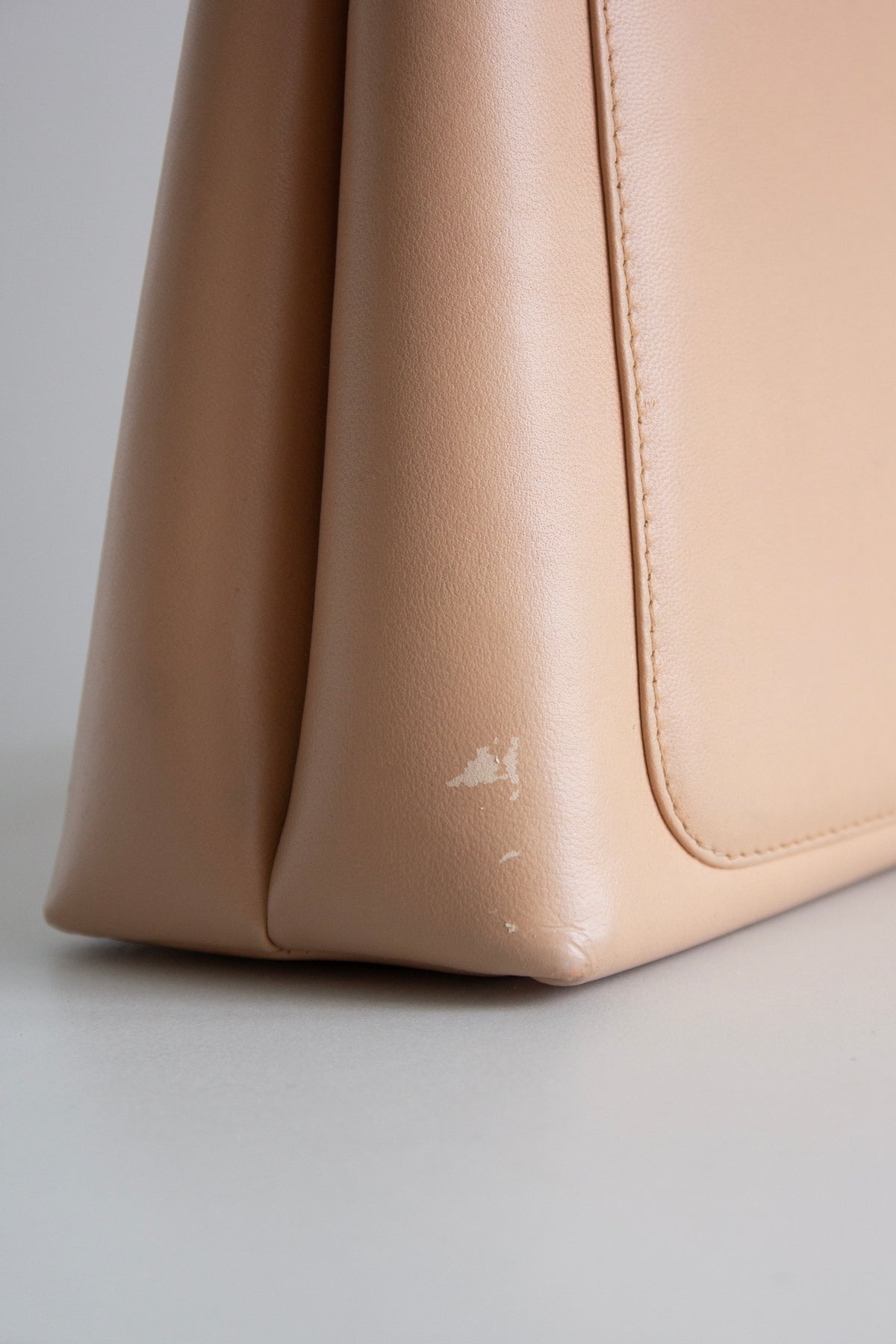 Chanel Vintage 1998 Kelly Pink Nude Lambskin 24K Gold Top Handle Bag