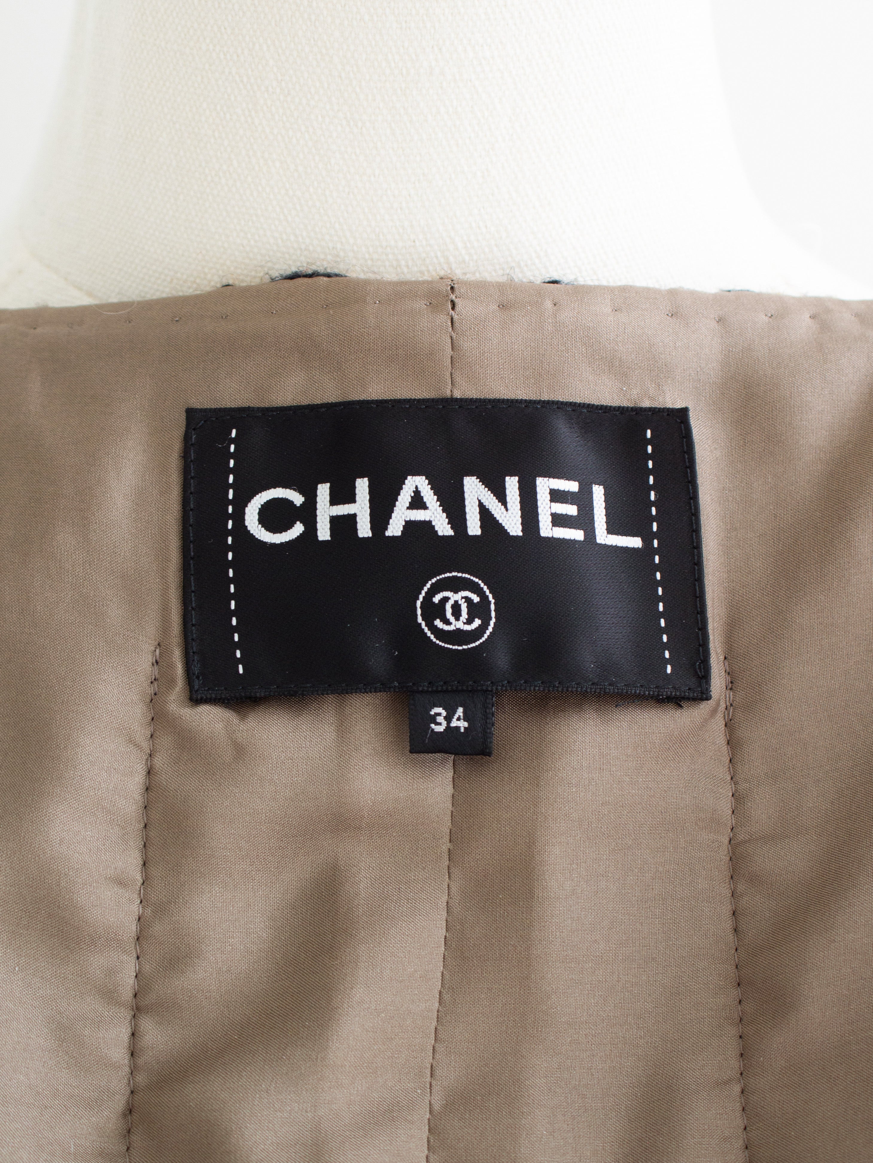 Chanel Pre-Fall 2016 Rome Brown Gold Fantasy Tweed 16A Jacket