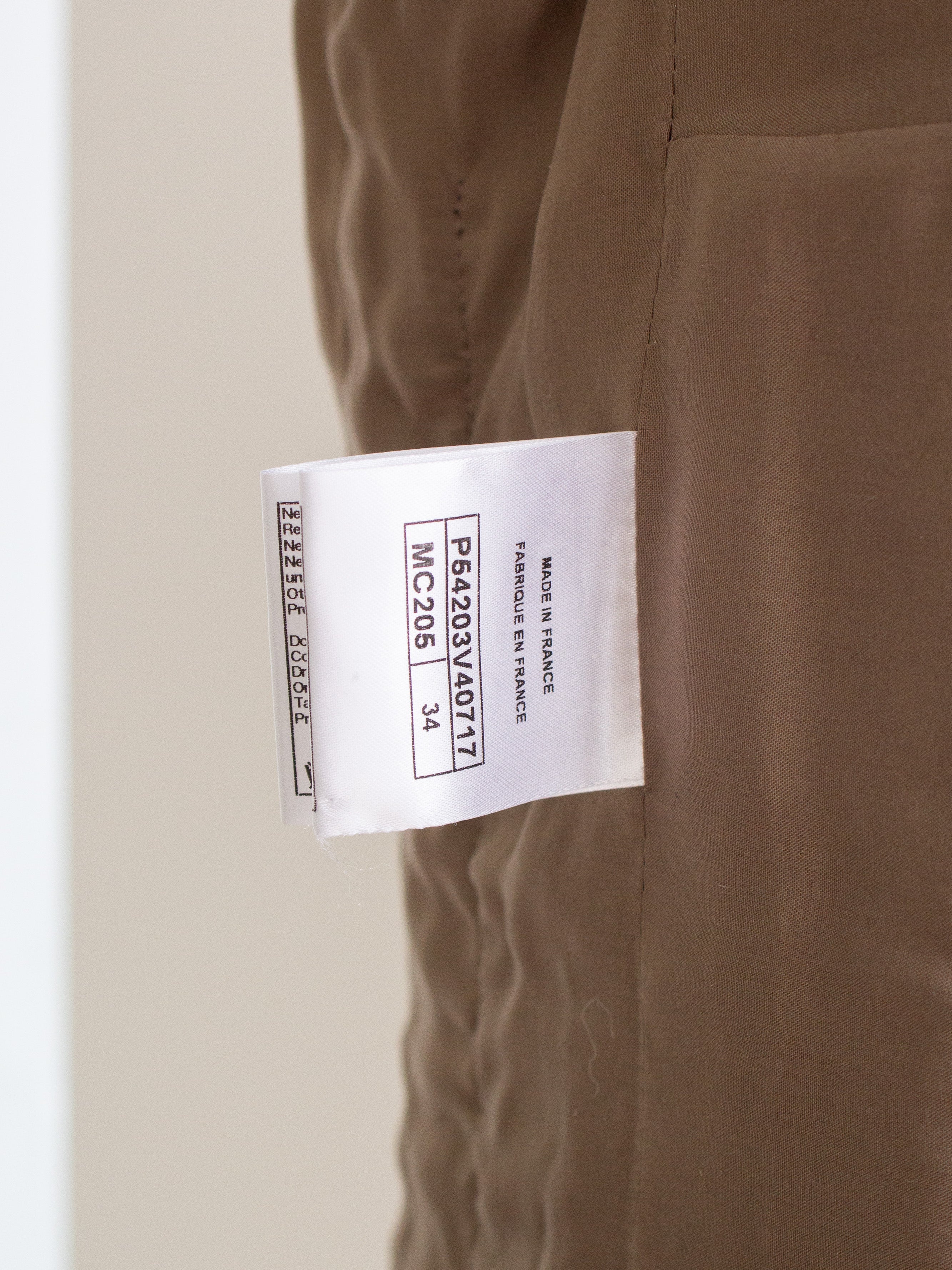 Chanel Pre-Fall 2016 Rome Brown Gold Fantasy Tweed 16A Jacket