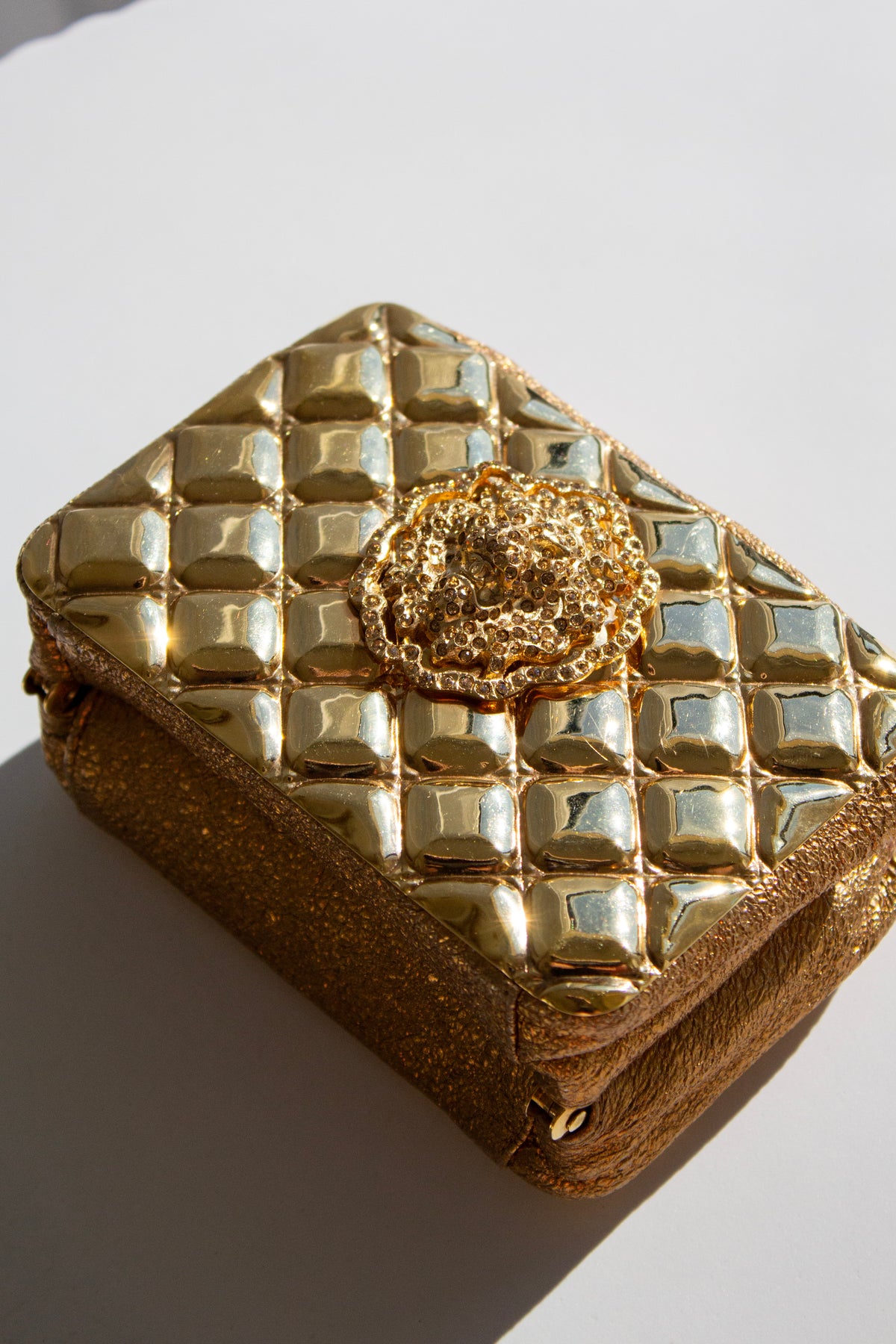 Chanel Pre-Fall 2009 Paris-Moscou Gold Lion Leo Crystal Minaudière Clutch Bag