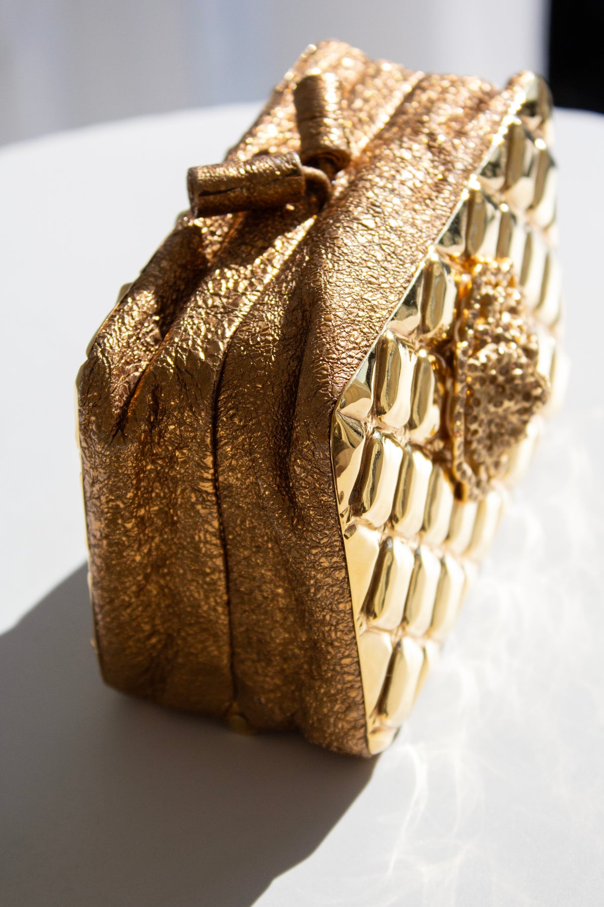 Chanel Pre-Fall 2009 Paris-Moscou Gold Lion Leo Crystal Minaudière Clutch Bag