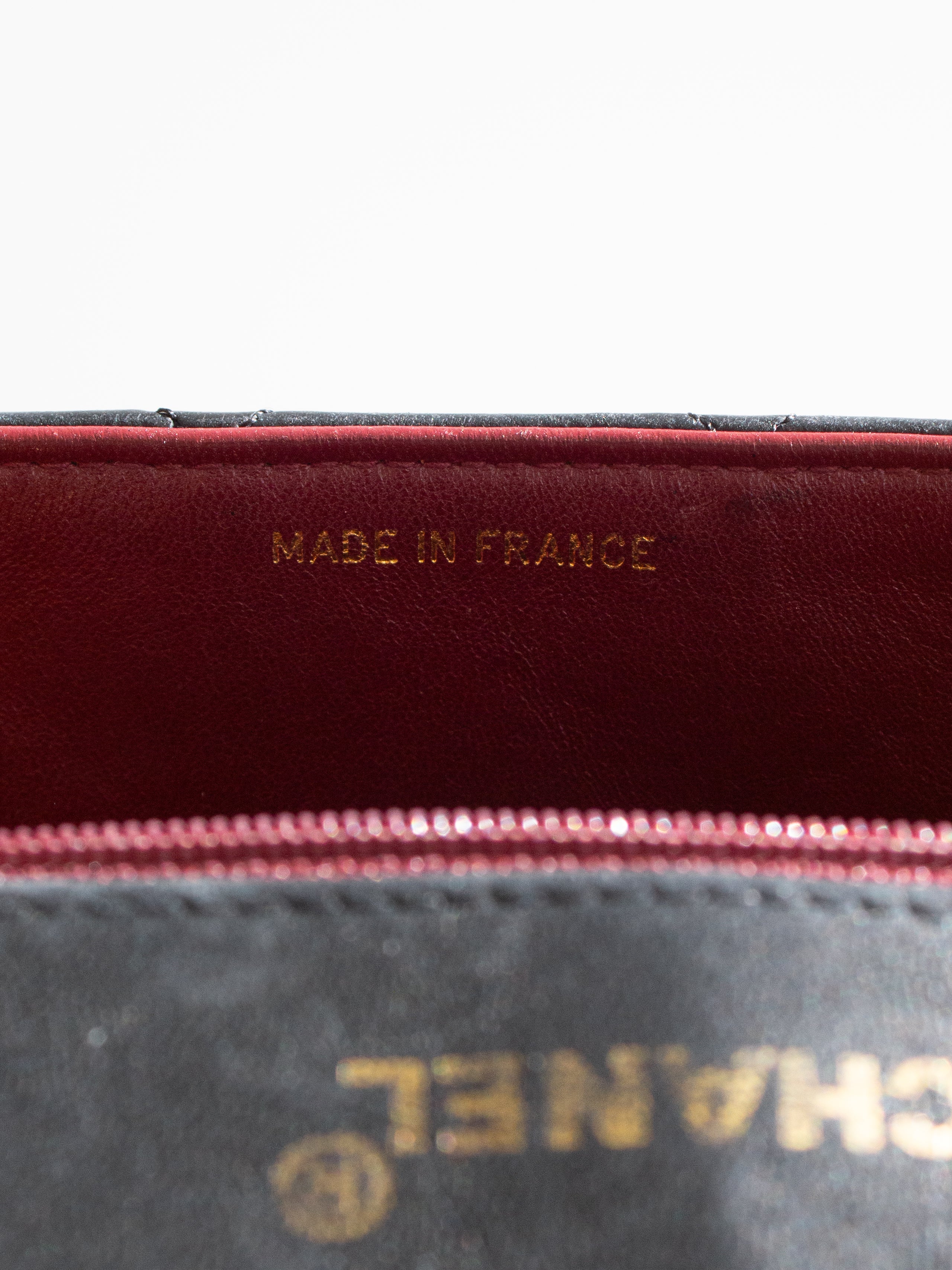 Chanel Vintage Diana Medium Black Lambskin 24K Gold Flap Bag