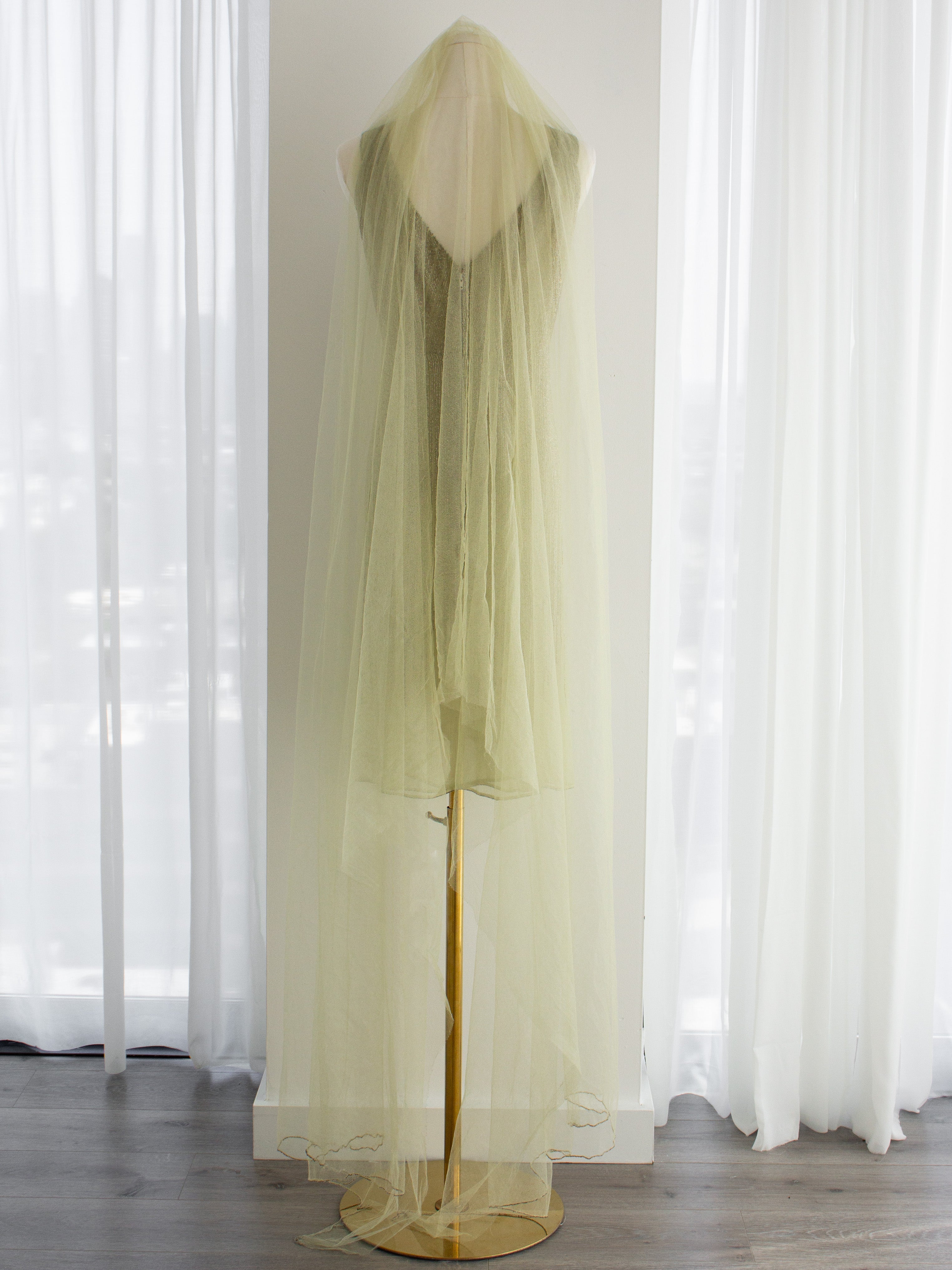 Chanel Haute Couture F/W 1995 Green Bianchini Silk Lesage Beaded Dress