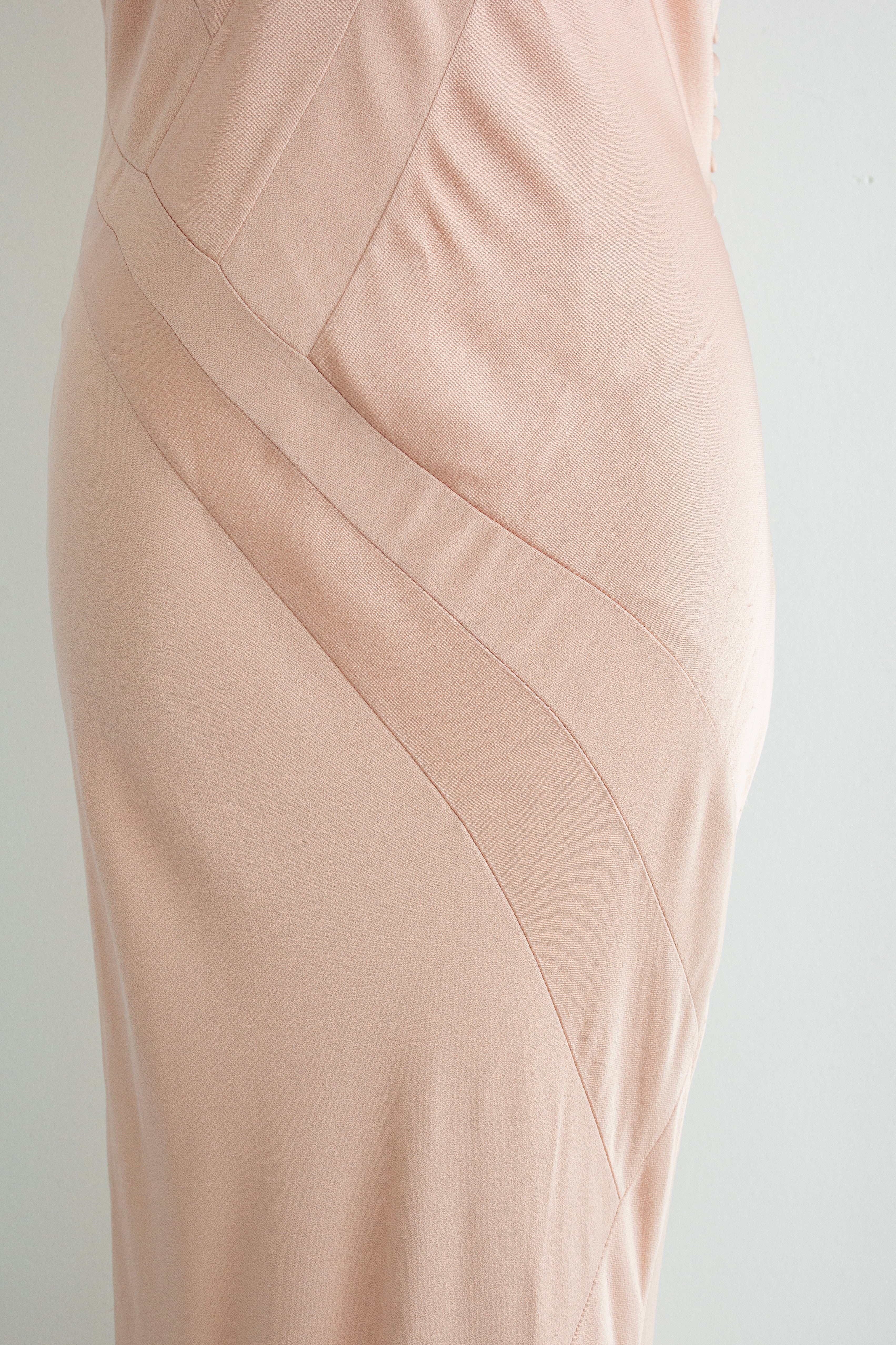 Christian Dior by John Galliano S/S 2005 Ballet Pink Bias-Cut Evening Gown