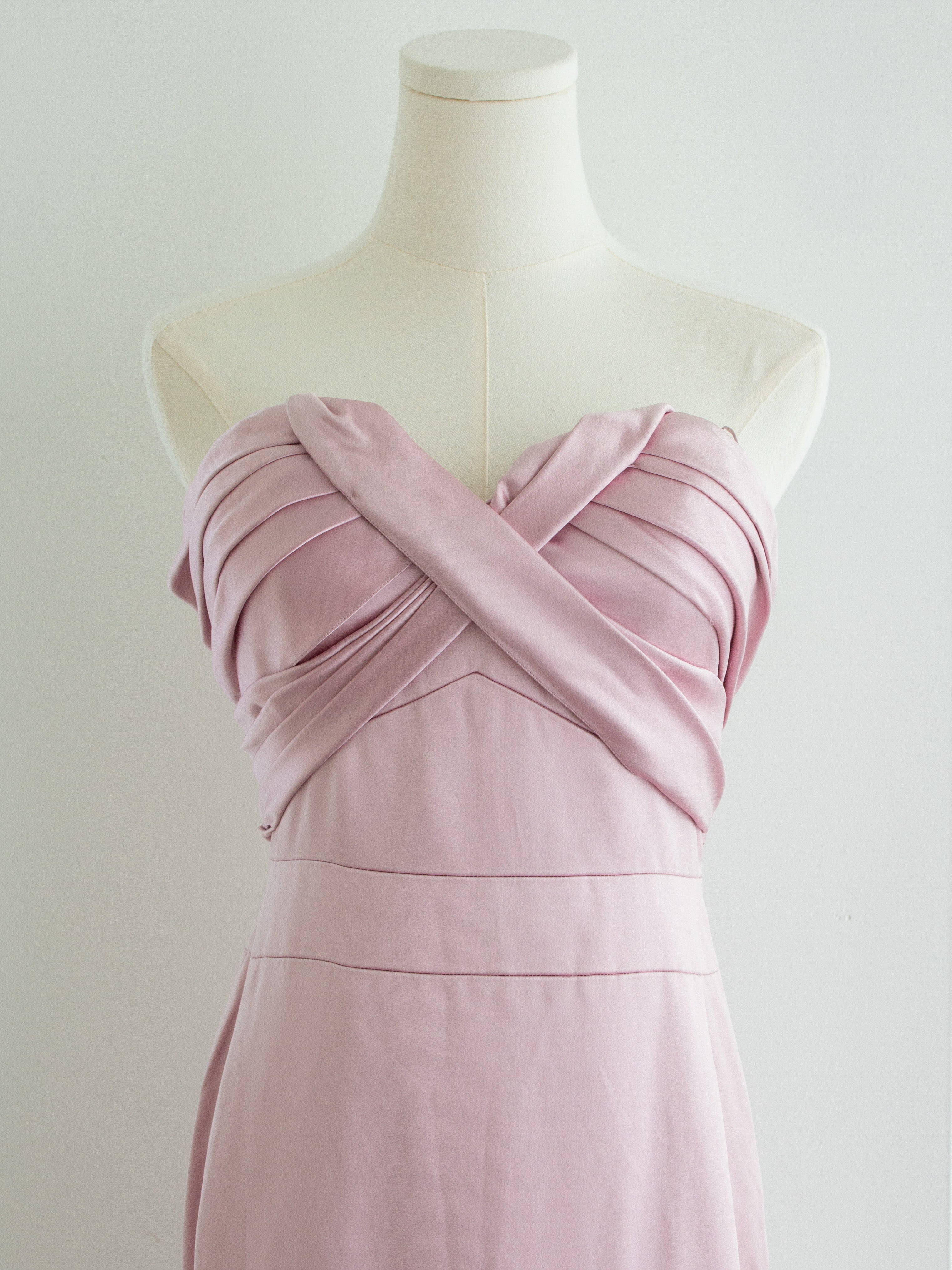 Christian Dior By John Galliano Pre-Fall 2008 Pink Silk Gown