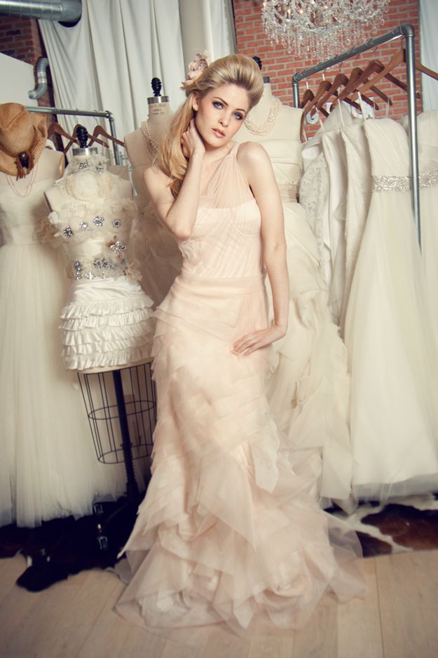 Vera Wang Farrah Ivory Gossip Girl Wedding Bridal Tulle Gown