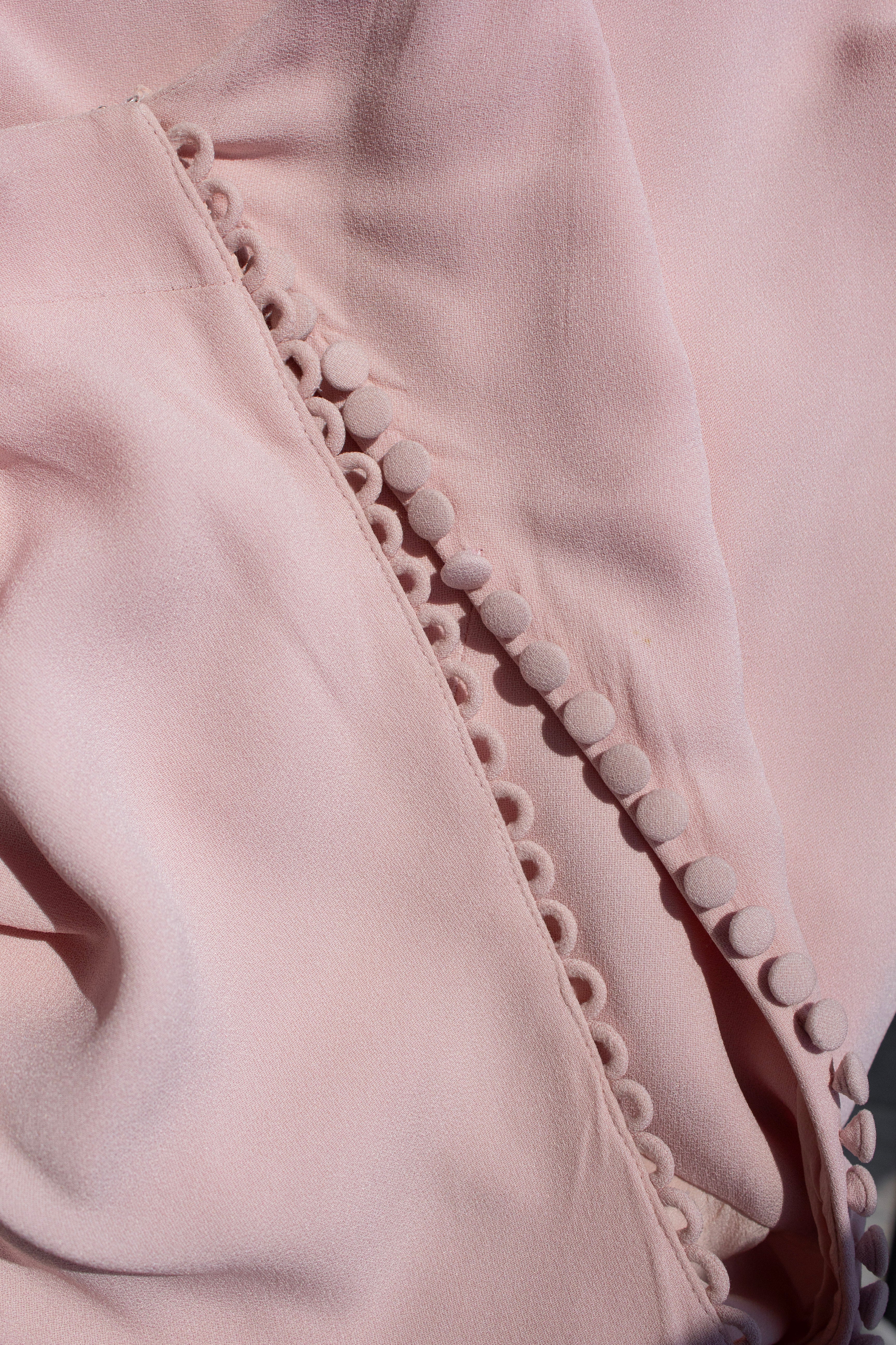 Christian Dior by John Galliano S/S 2008 Pink Petal Organza Draped Gown