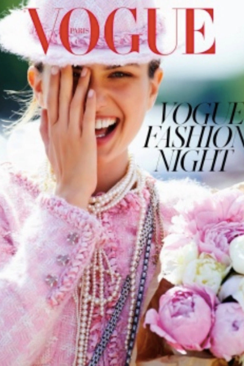 Chanel F/W 2014 Supermarket Pink Plaid 14A Fantasy Tweed Jacket Skirt Suit 