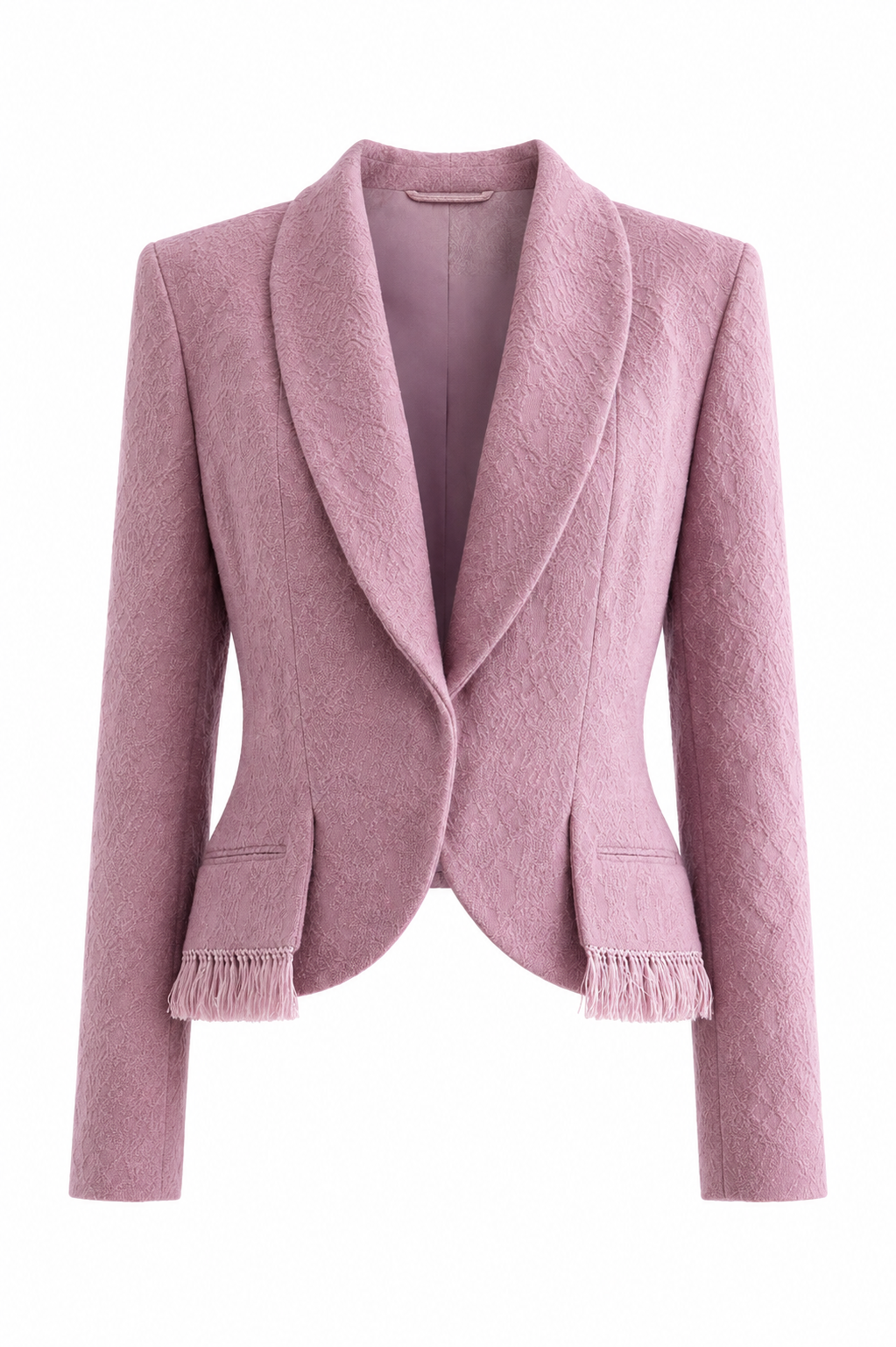 Christian Dior by John Galliano F/W 1999 Mauve Fringe Jacket
