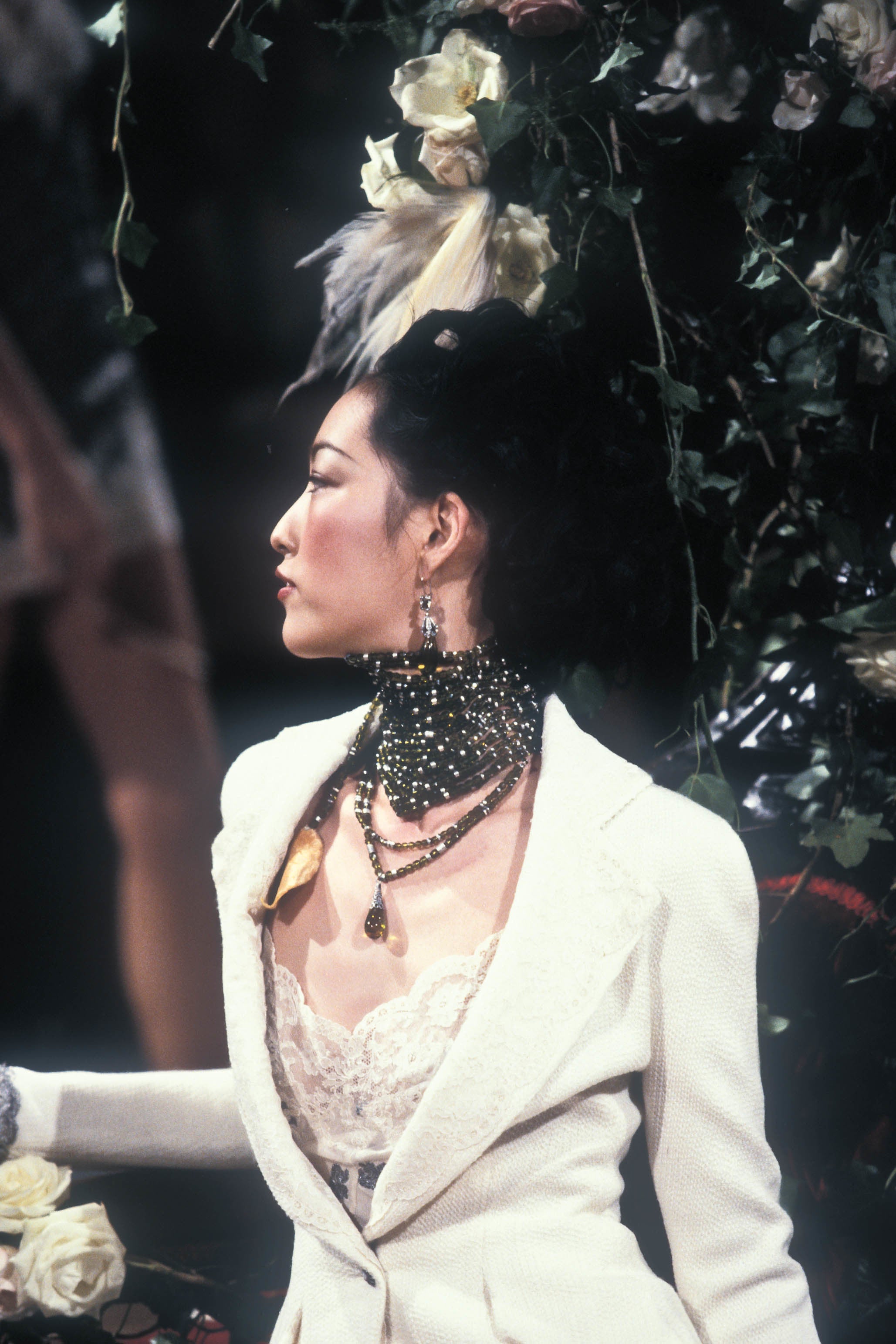 Christian Dior by John Galliano S/S 1998 In a Boudoir Mood Lace Ivory Jacket