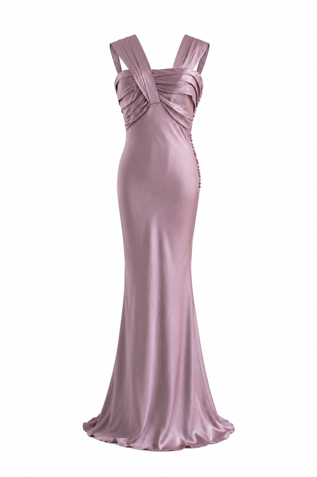 Christian Dior by John Galliano Spring 2008 Lilac Draped Silk Gown