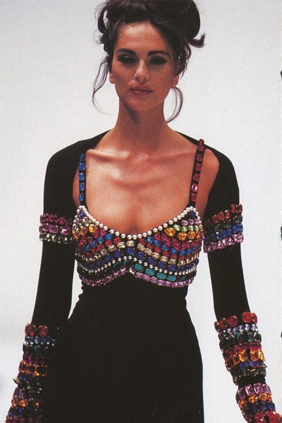 Dolce & Gabbana Fall/Winter 1991 “Hard Candy” Rainbow Bustier Top