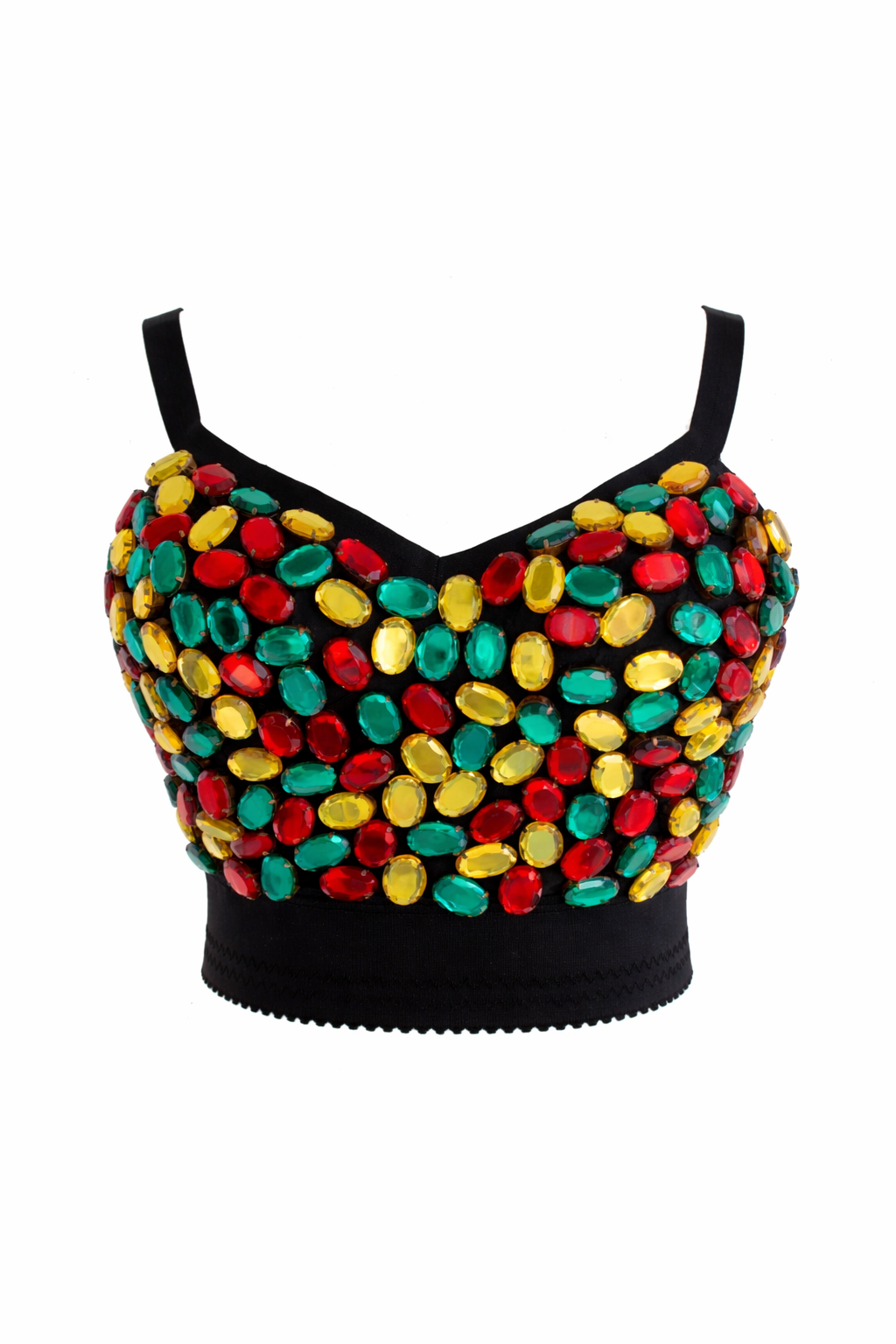 Dolce & Gabbana Fall/Winter 1991 “Hard Candy” Rainbow Bustier Top