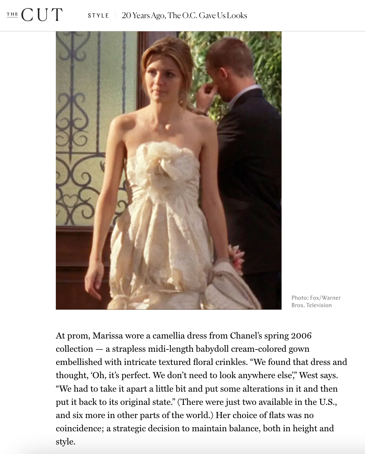 Chanel S/S 2006 Bride Camellia Ivory White 06P Evening Wedding Gown