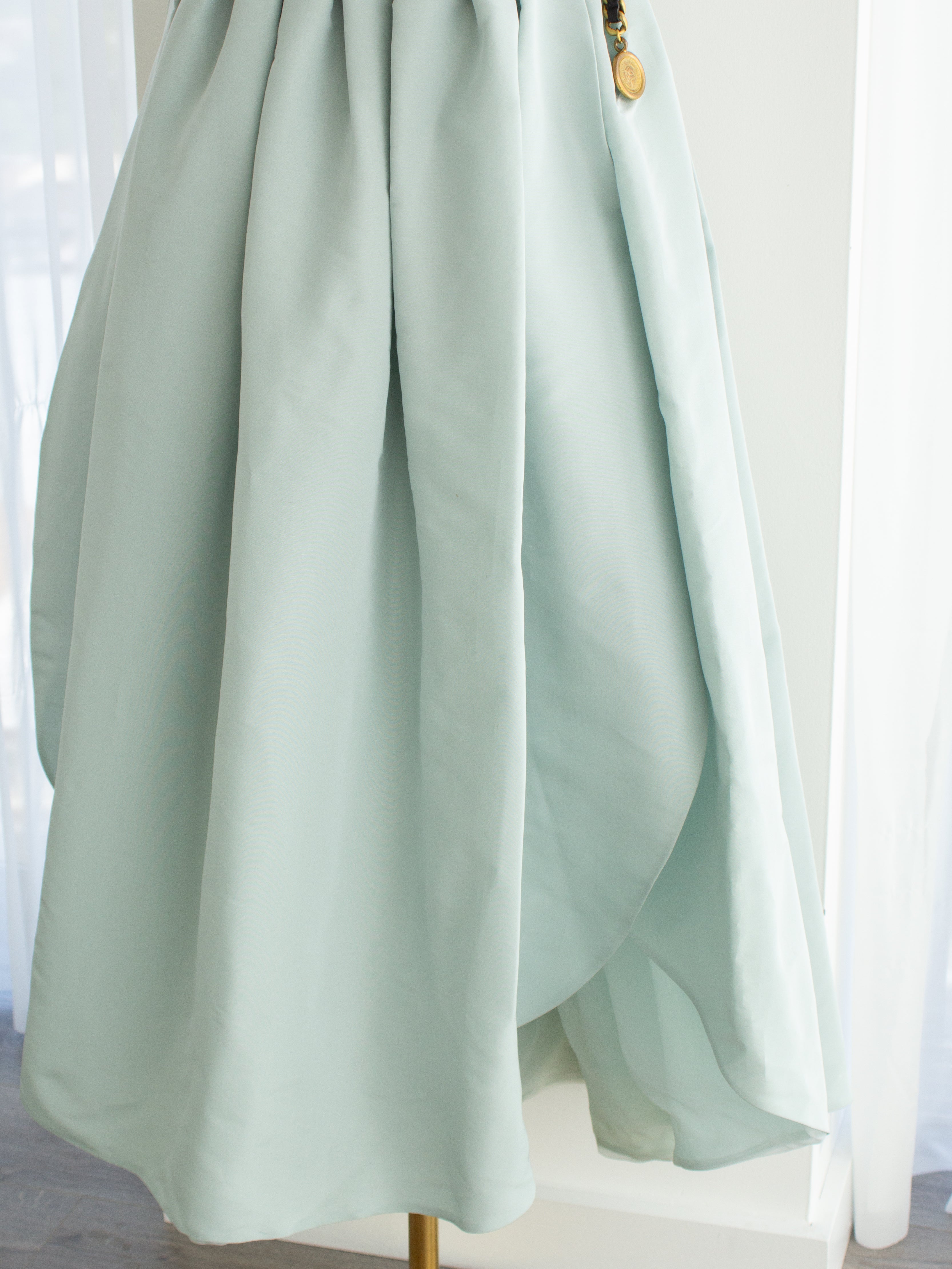MUSEUM Chanel F/W 1991 Hip-Hop Baby Blue Silk Taffeta Ballgown