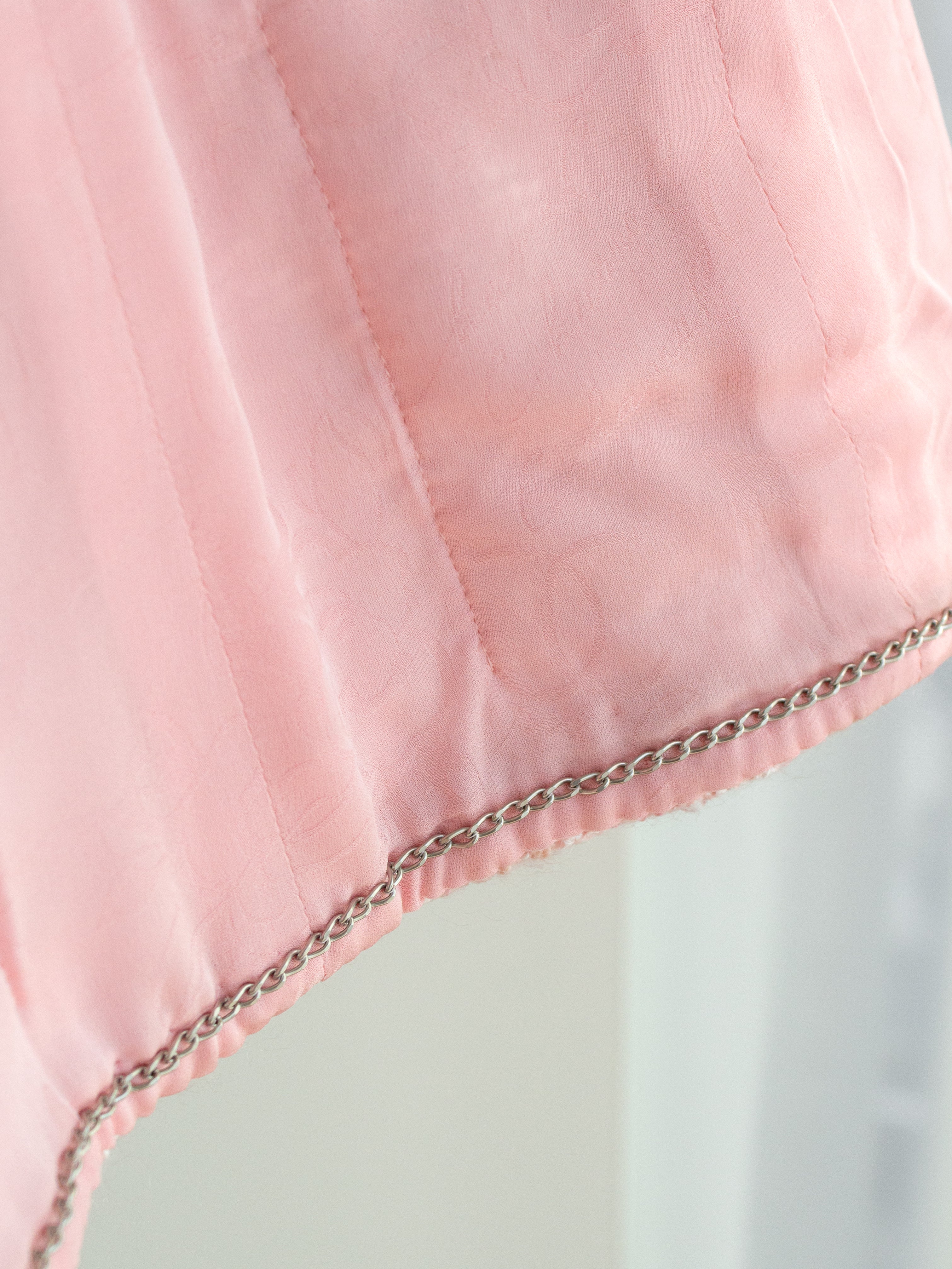 Chanel F/W 2014 Supermarket Pink Plaid 14A Fantasy Tweed Jacket Skirt Suit 