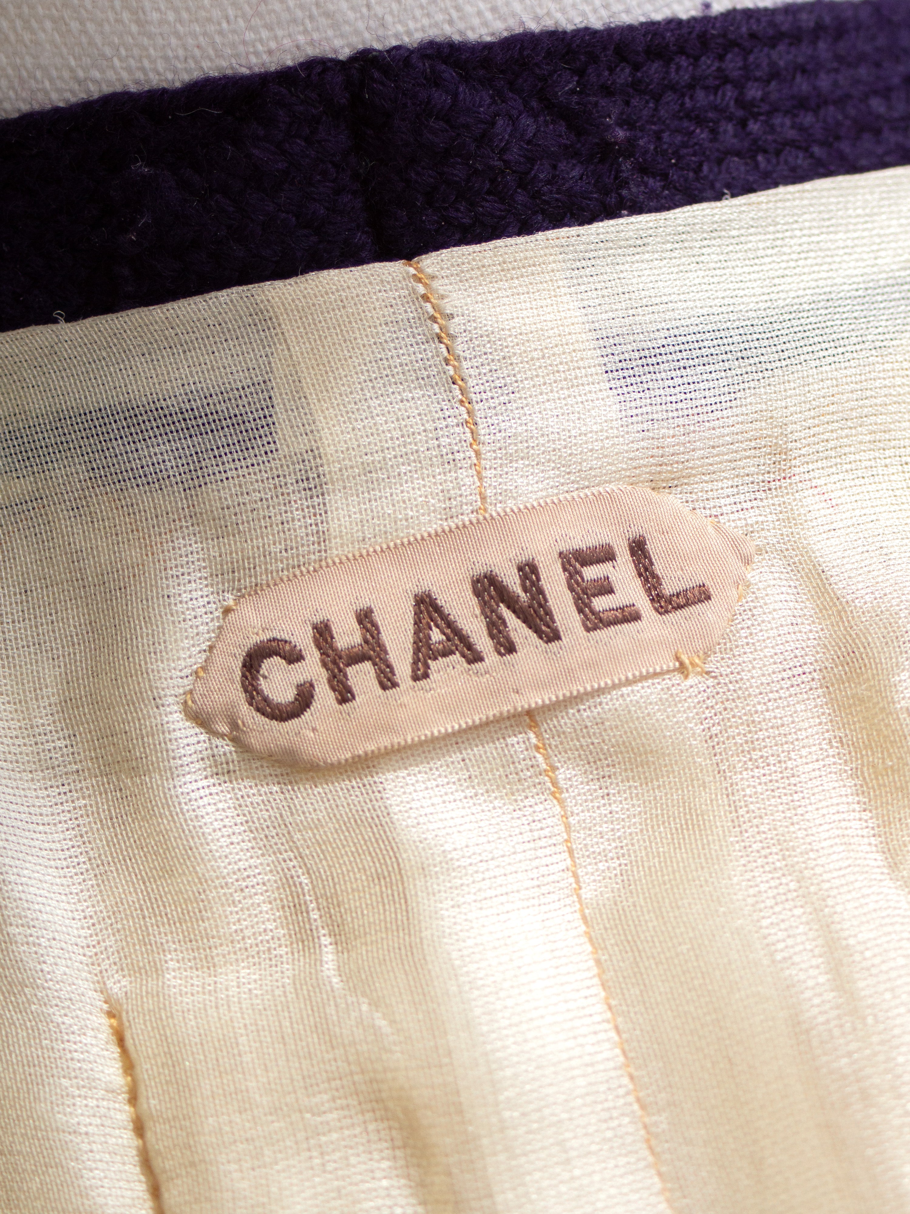 Chanel 1964 Haute Couture Coco Gabrielle Ecru Tweed Gold Lion Jacket