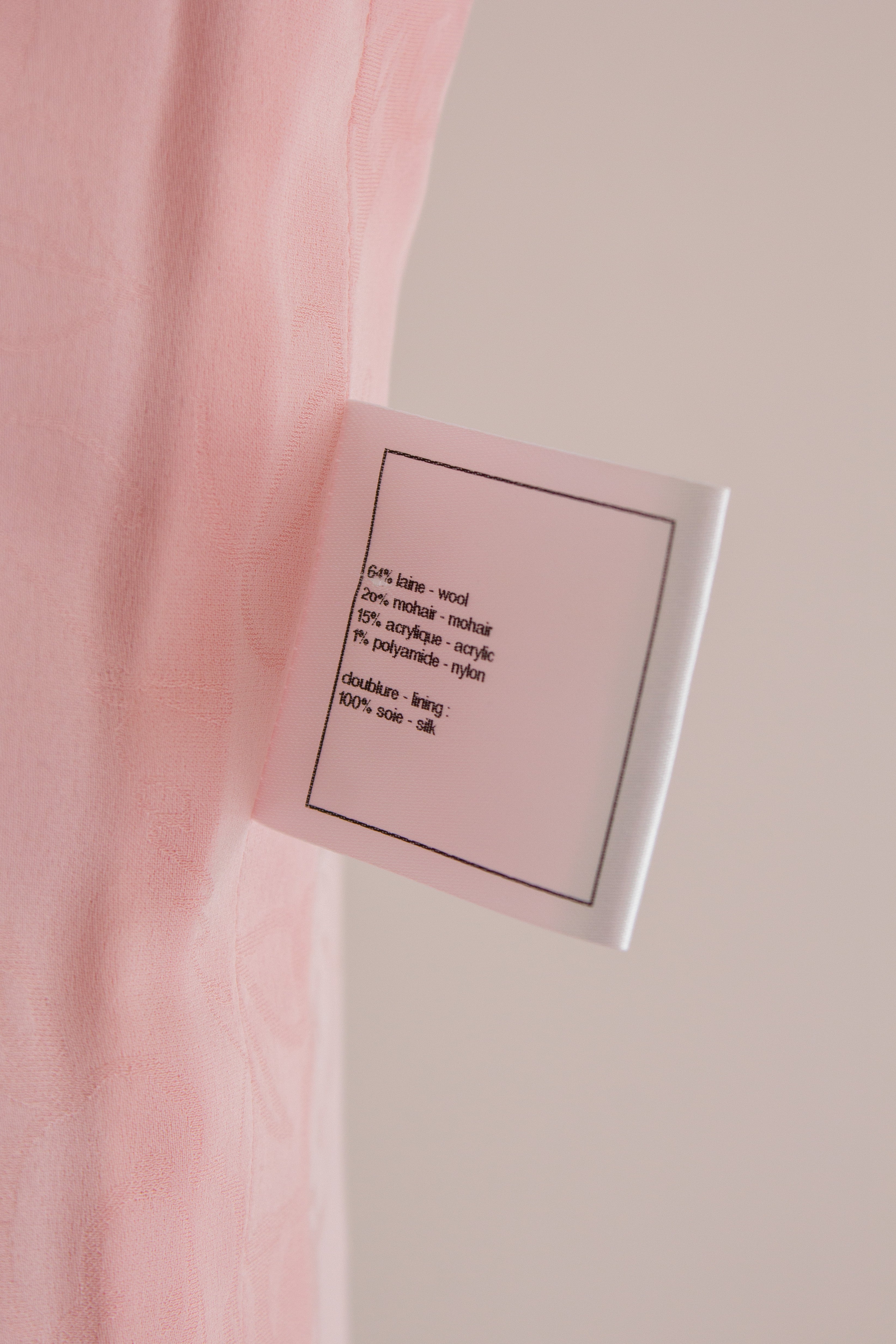 Chanel F/W 2014 Supermarket Barbie Pink White Plaid 14A Fantasy Tweed Jacket