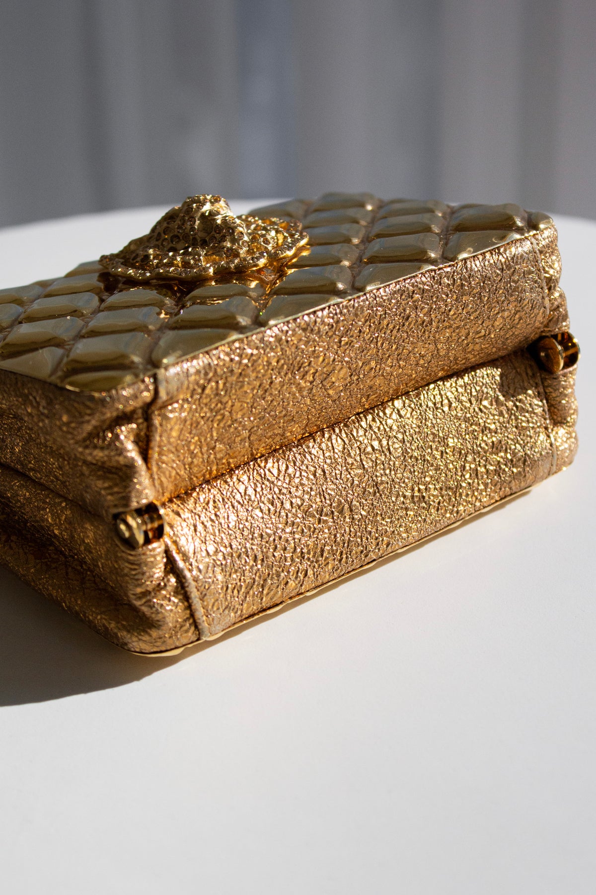 Chanel Pre-Fall 2009 Paris-Moscou Gold Lion Leo Crystal Minaudière Clutch Bag