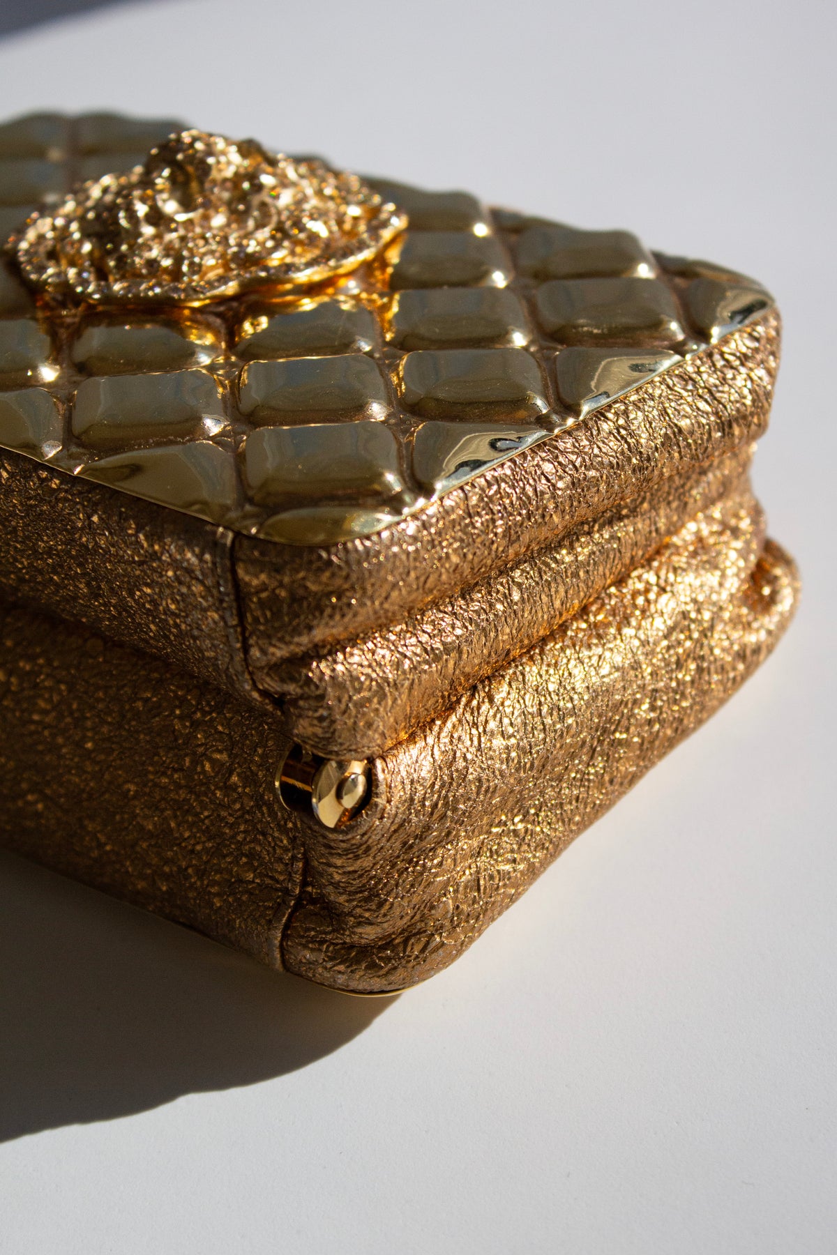 Chanel Pre-Fall 2009 Paris-Moscou Gold Lion Leo Crystal Minaudière Clutch Bag