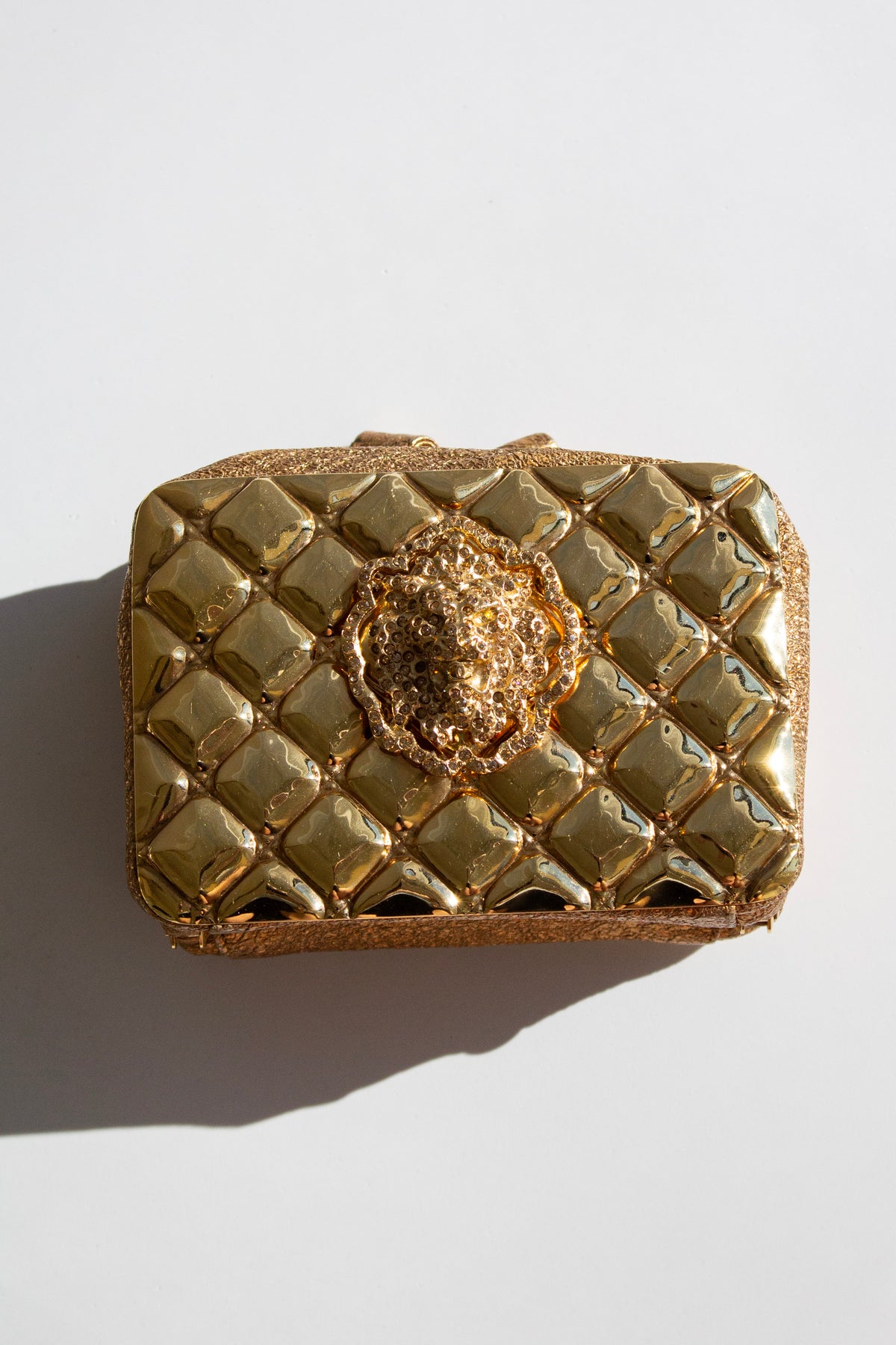 Chanel Pre-Fall 2009 Paris-Moscou Gold Lion Leo Crystal Minaudière Clutch Bag