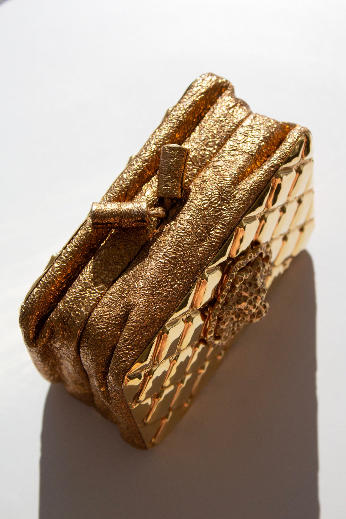Chanel Pre-Fall 2009 Paris-Moscou Gold Lion Leo Crystal Minaudière Clutch Bag