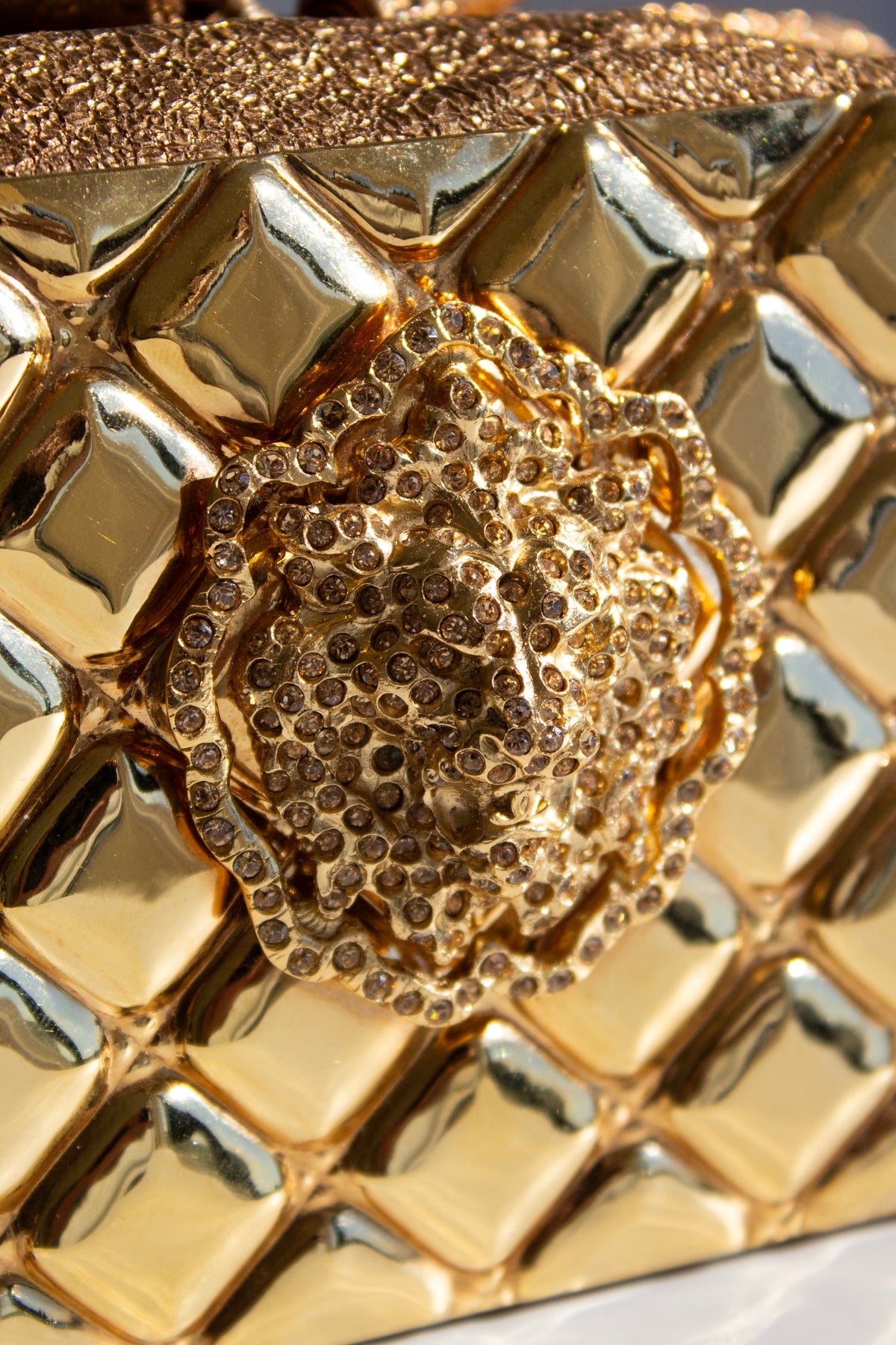 Chanel Pre-Fall 2009 Paris-Moscou Gold Lion Leo Crystal Minaudière Clutch Bag