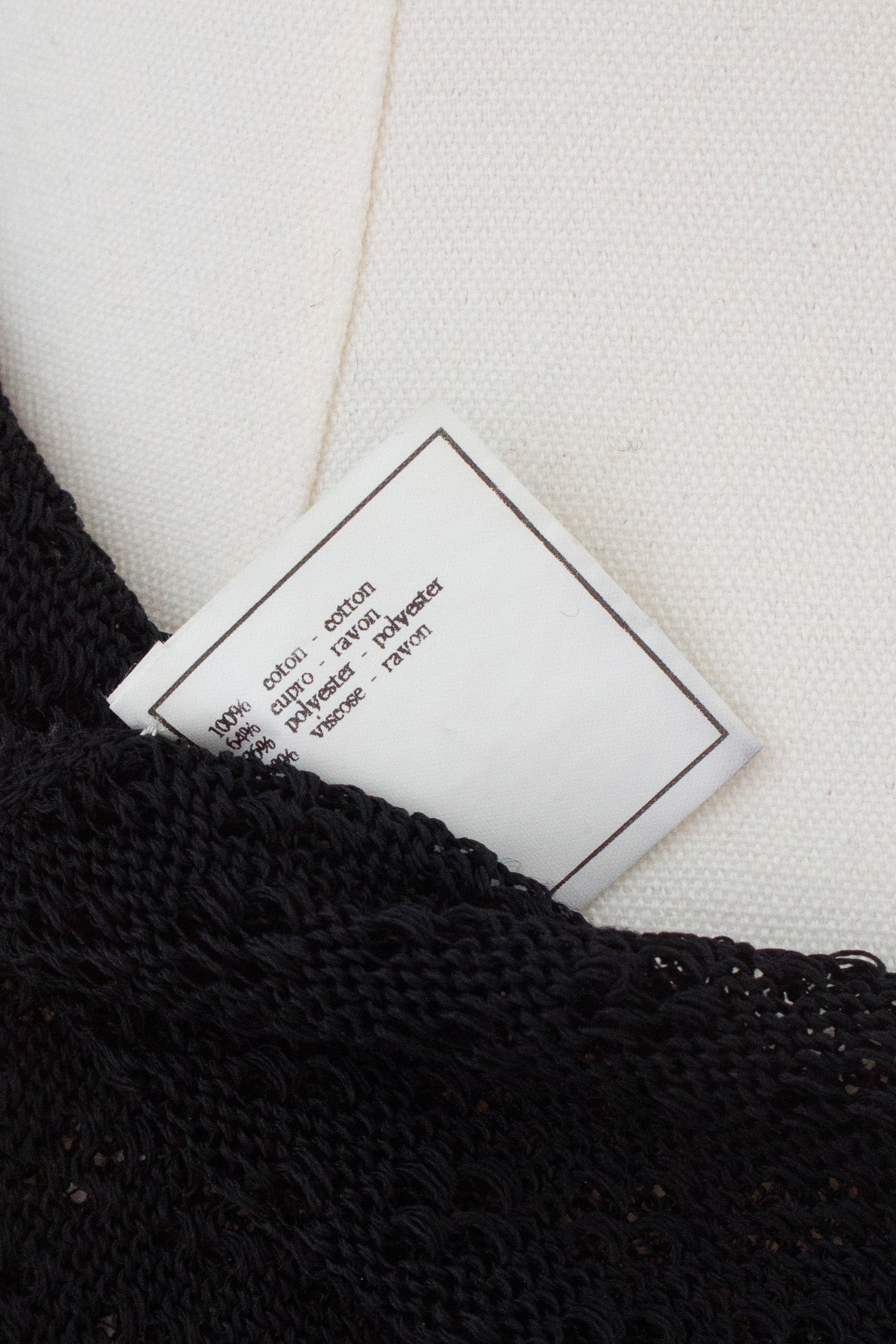 Chanel Vintage S/S 1995 Barbie Black Knit Crochet Pearl 95P Jumpsuit