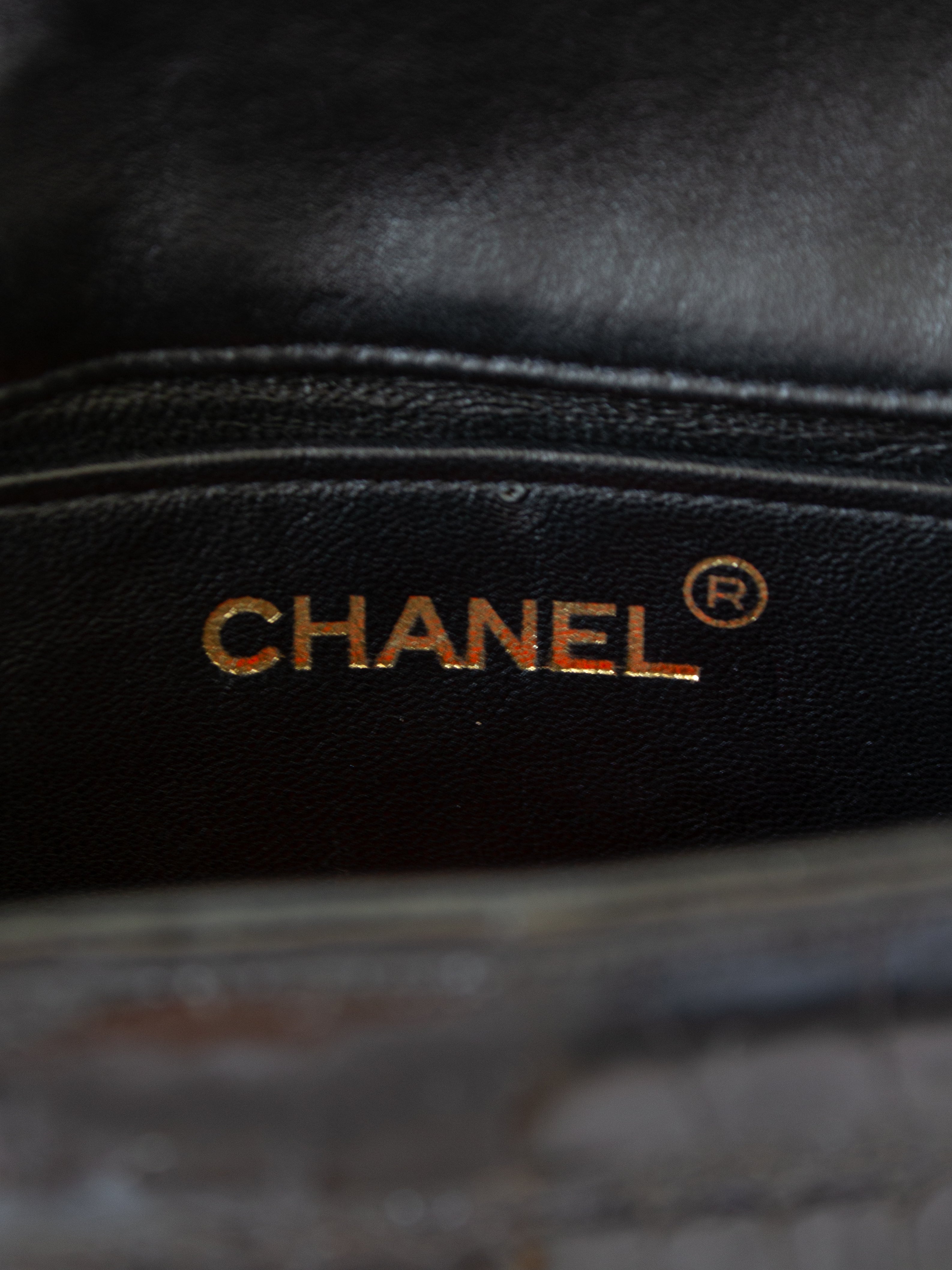 Chanel Vintage 1989 Classic Mini Flap Black Alligator 24K Gold Plated Bag