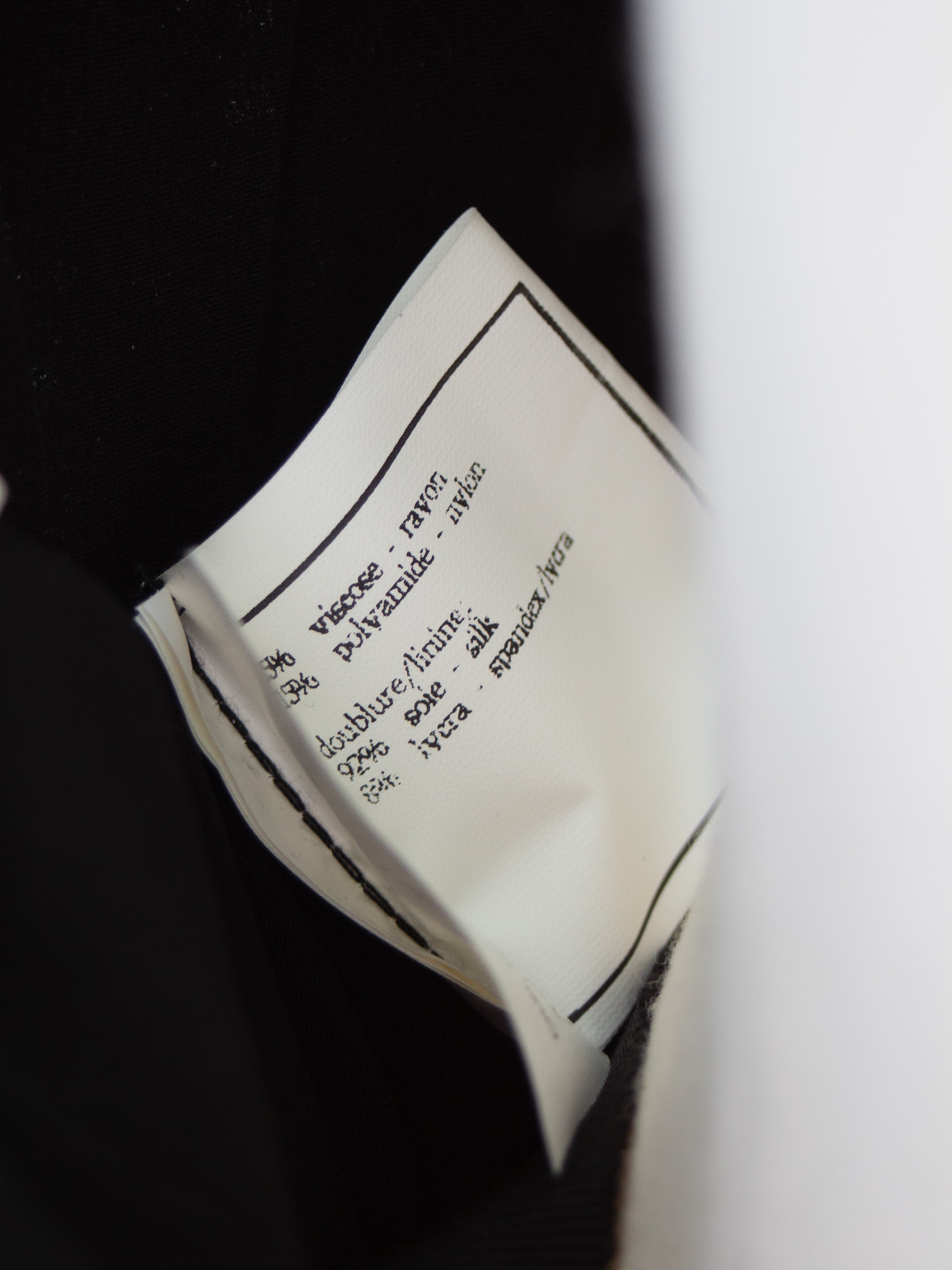 Chanel Vintage F/W1995 Black Lace Flower Bustier 95A Top