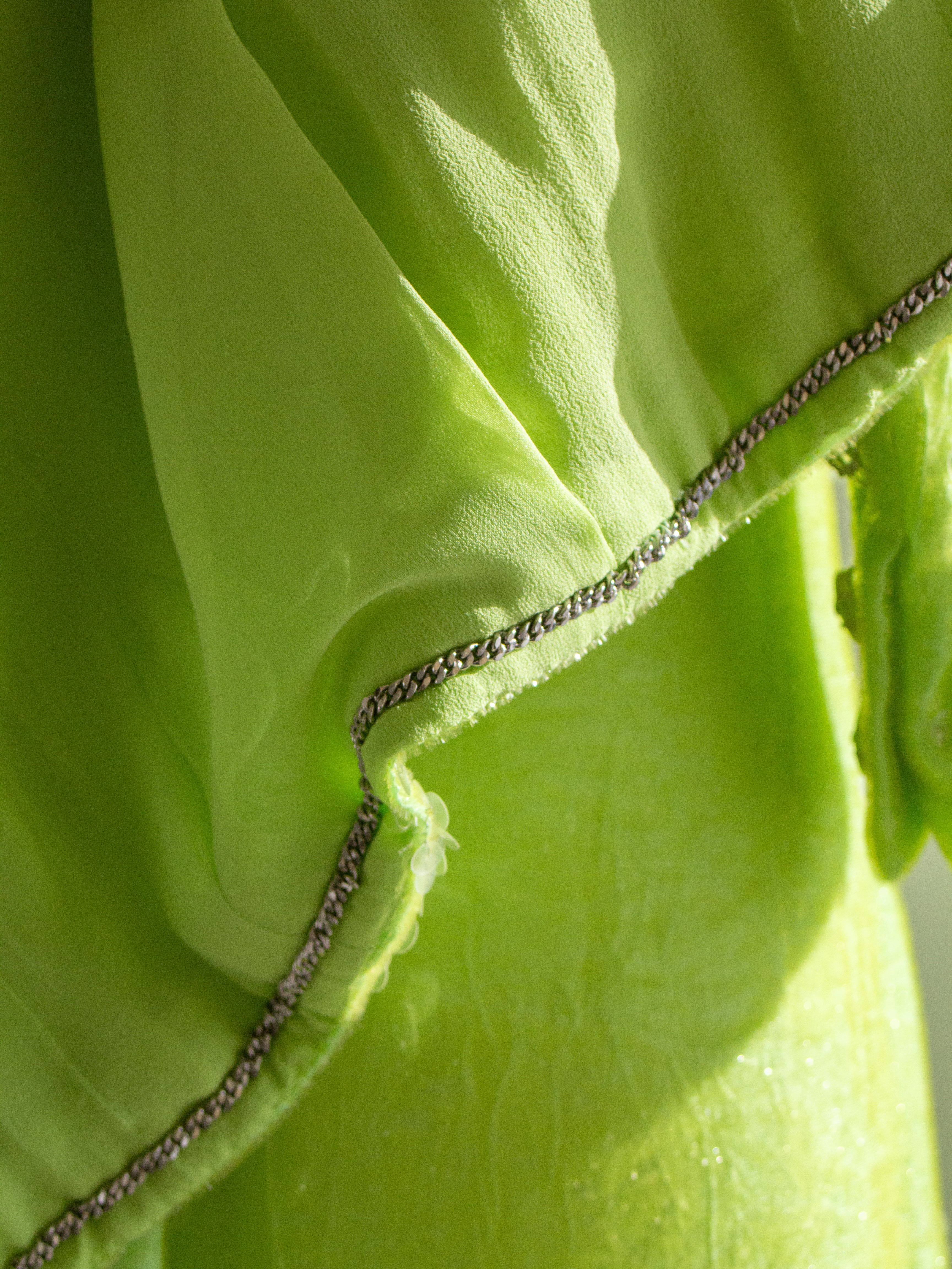 Chanel Vintage S/S 1997 Green Sequin Embellished Velvet Dress Gown Jacket 97P Set