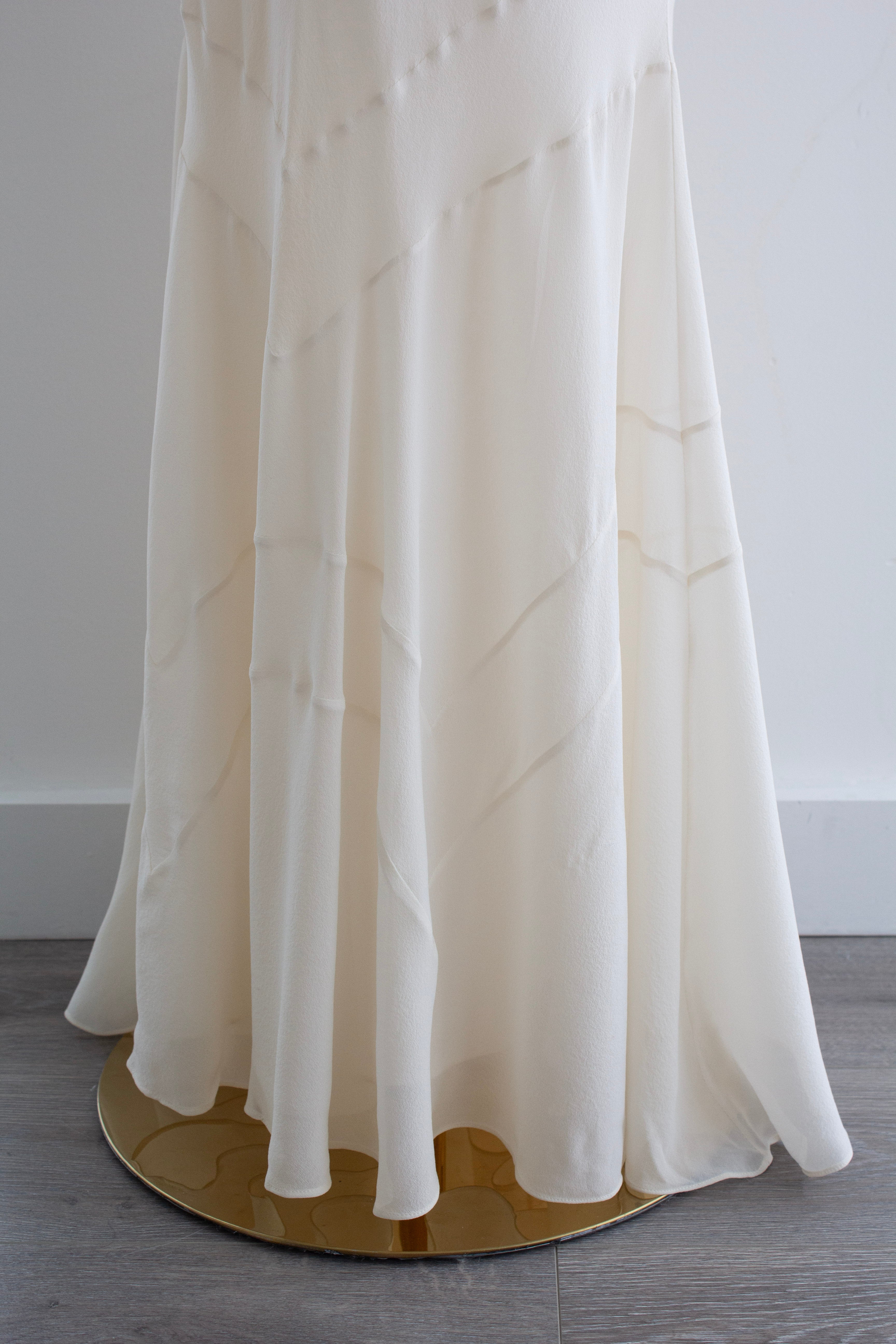 Christian Dior by John Galliano S/S 2005 Embellished White Silk Gown