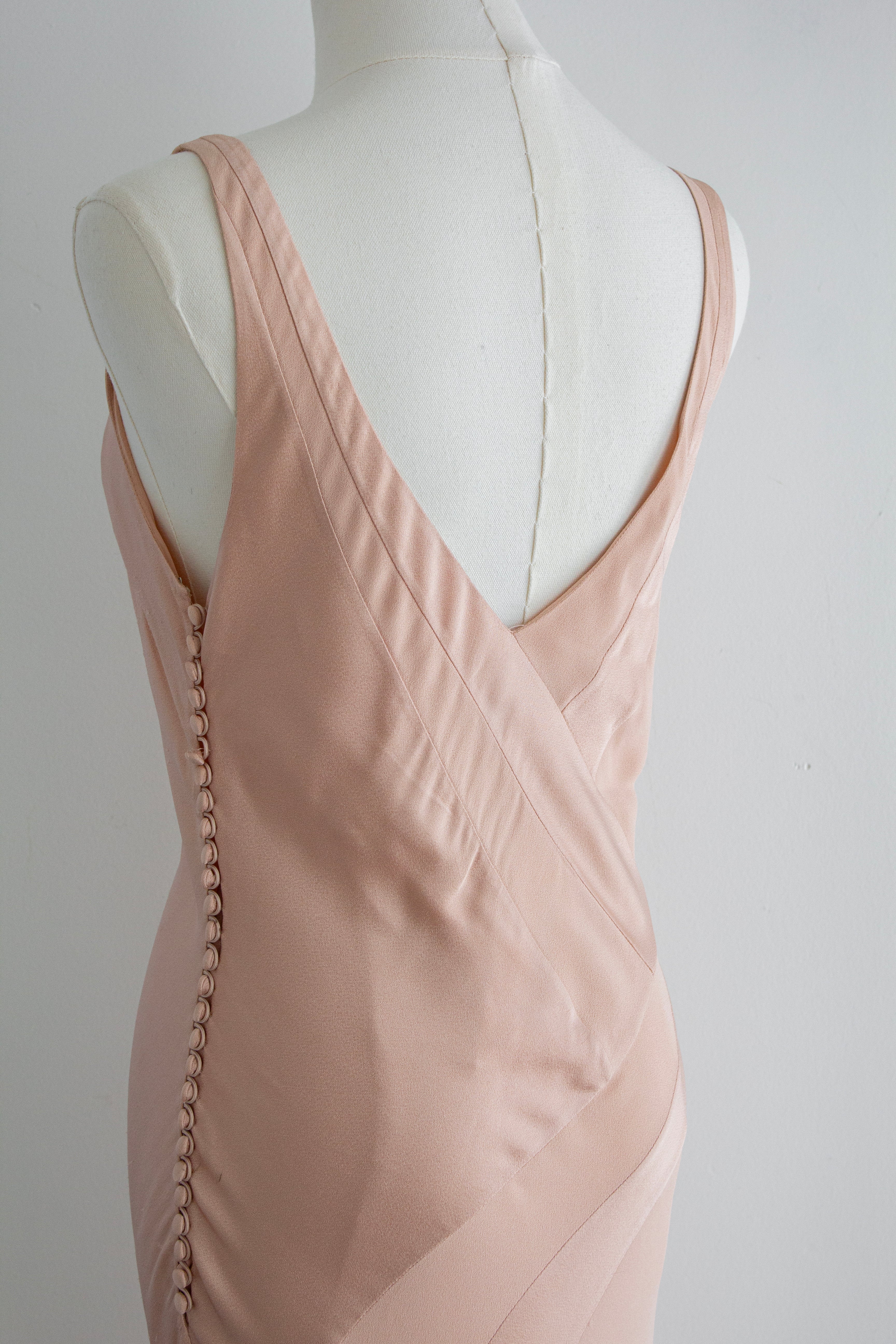 Christian Dior by John Galliano S/S 2005 Ballet Pink Bias-Cut Evening Gown