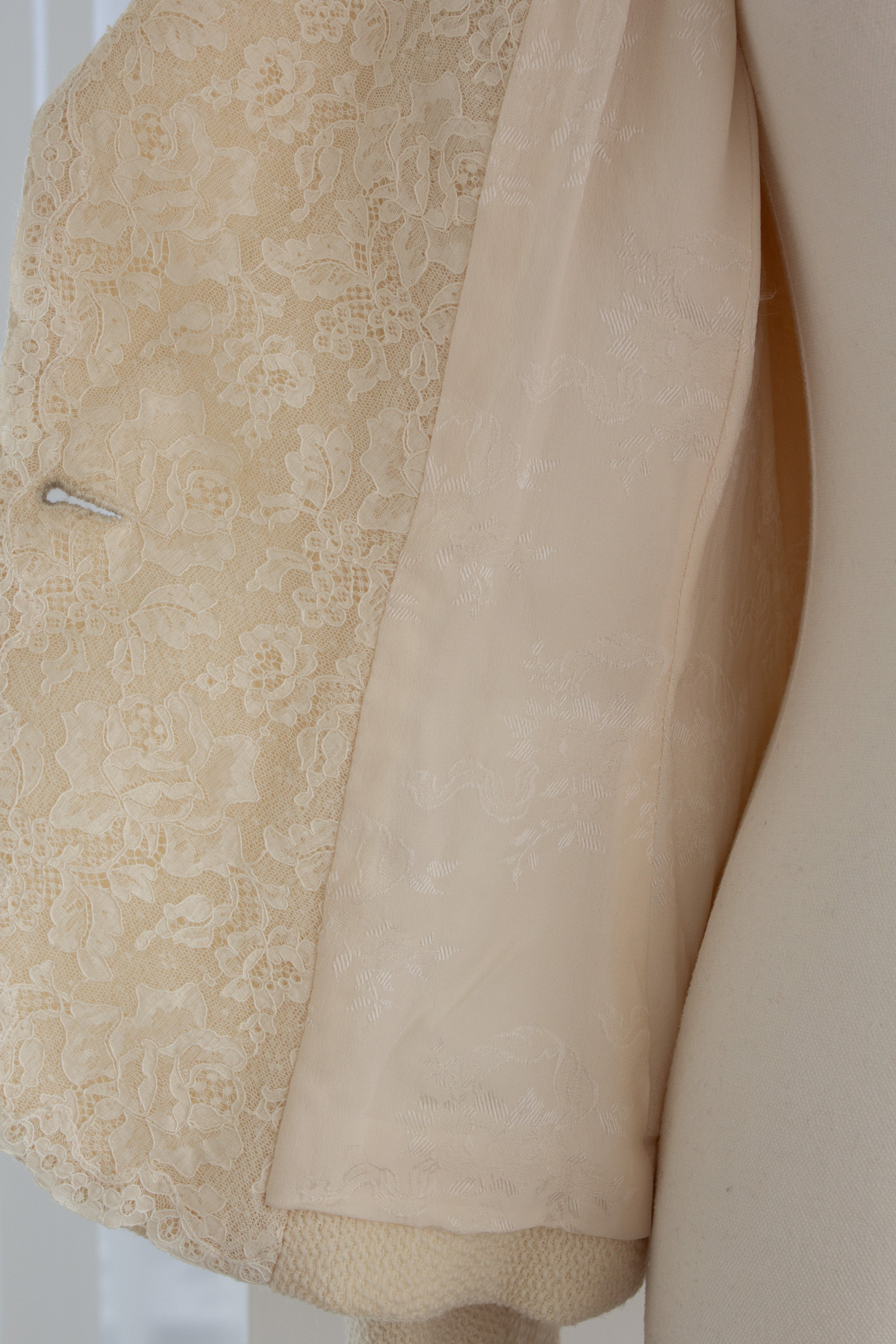 Christian Dior by John Galliano S/S 1998 In a Boudoir Mood Lace Ivory Jacket