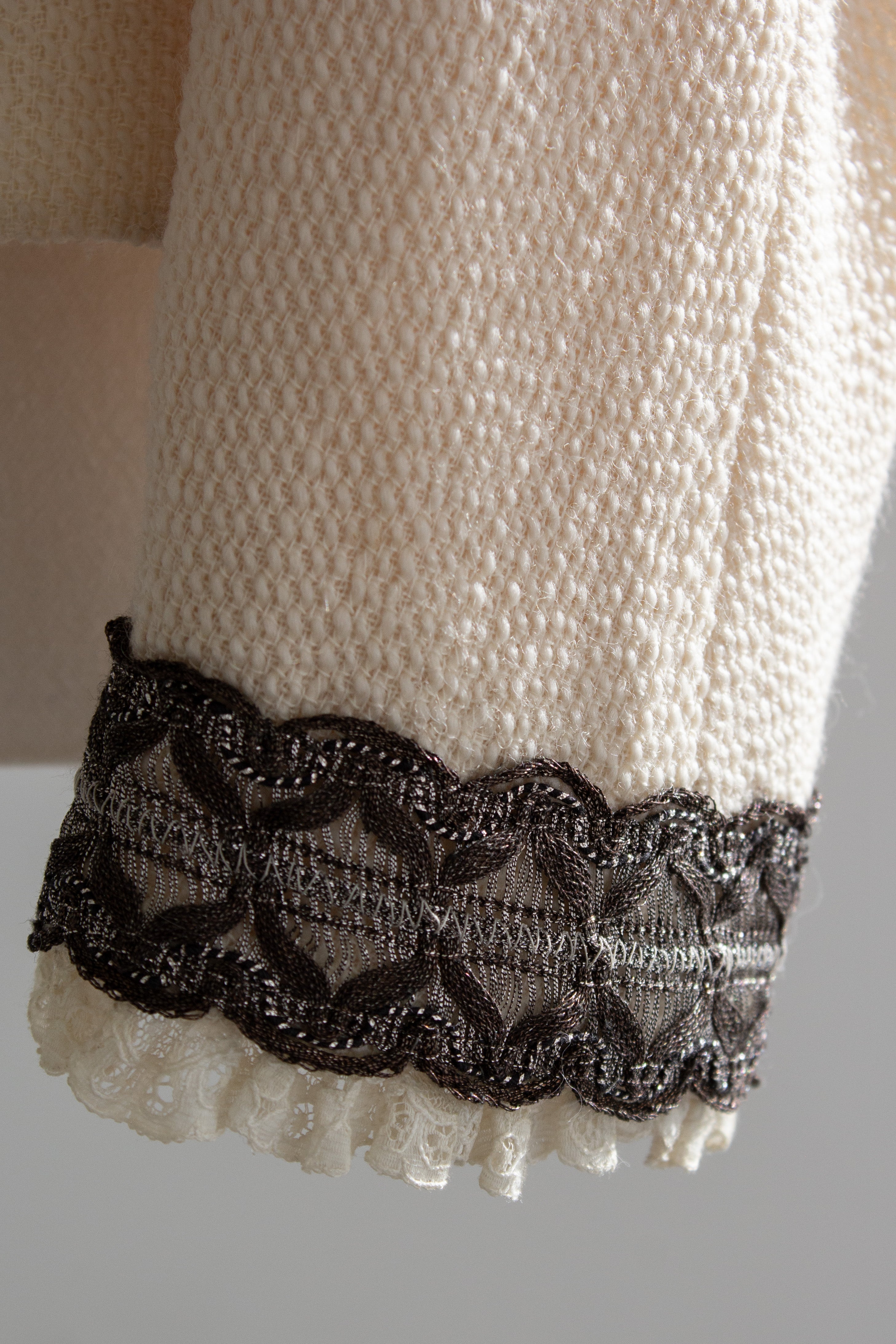 Christian Dior by John Galliano S/S 1998 In a Boudoir Mood Lace Ivory Jacket