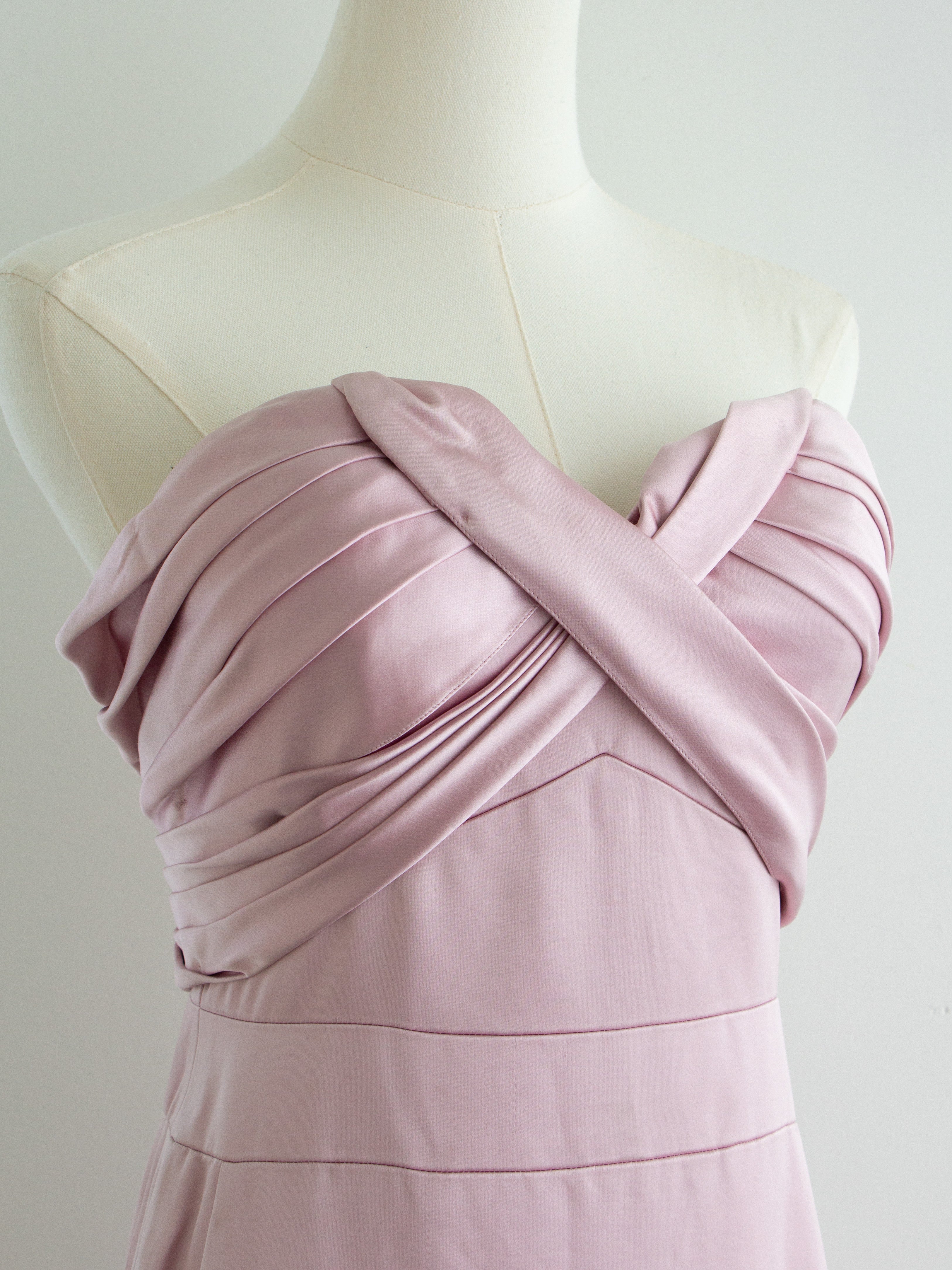 Christian Dior By John Galliano Pre-Fall 2008 Pink Silk Gown