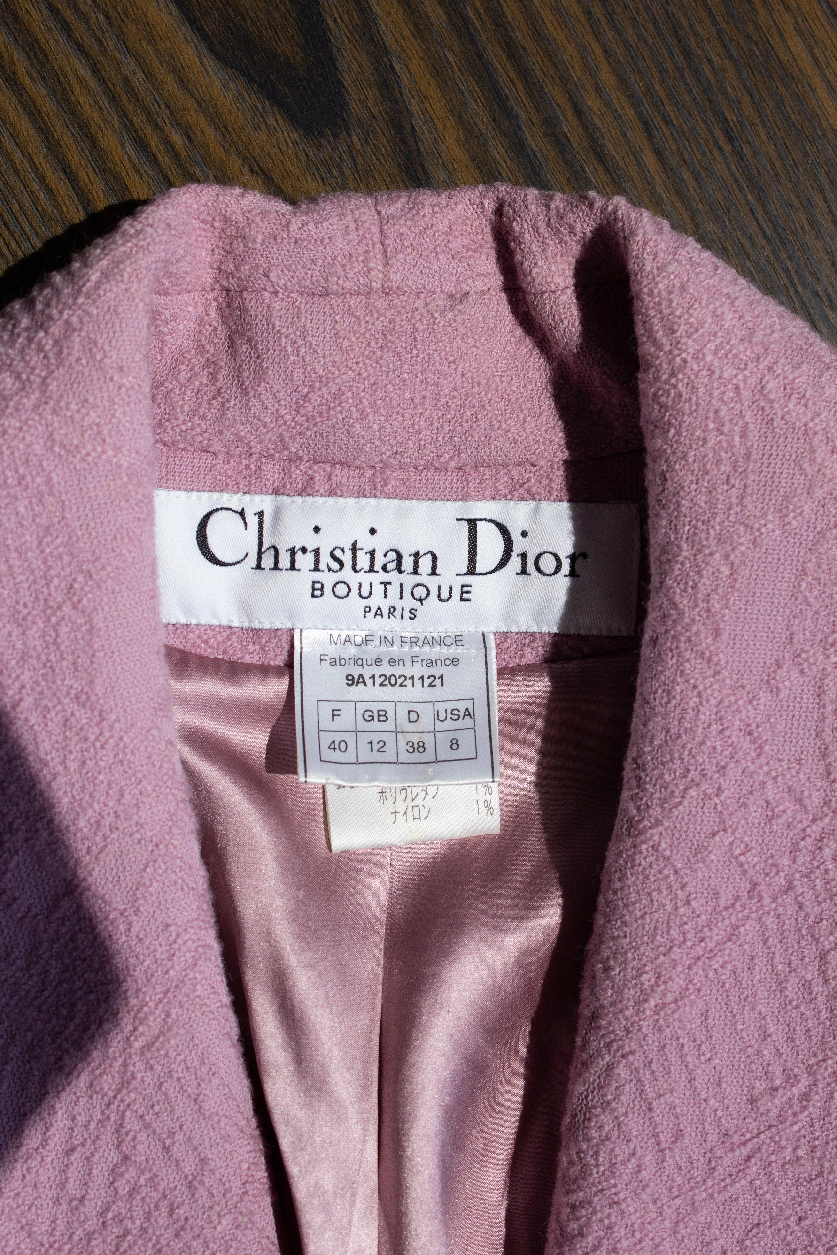 Christian Dior by John Galliano F/W 1999 Mauve Fringe Jacket