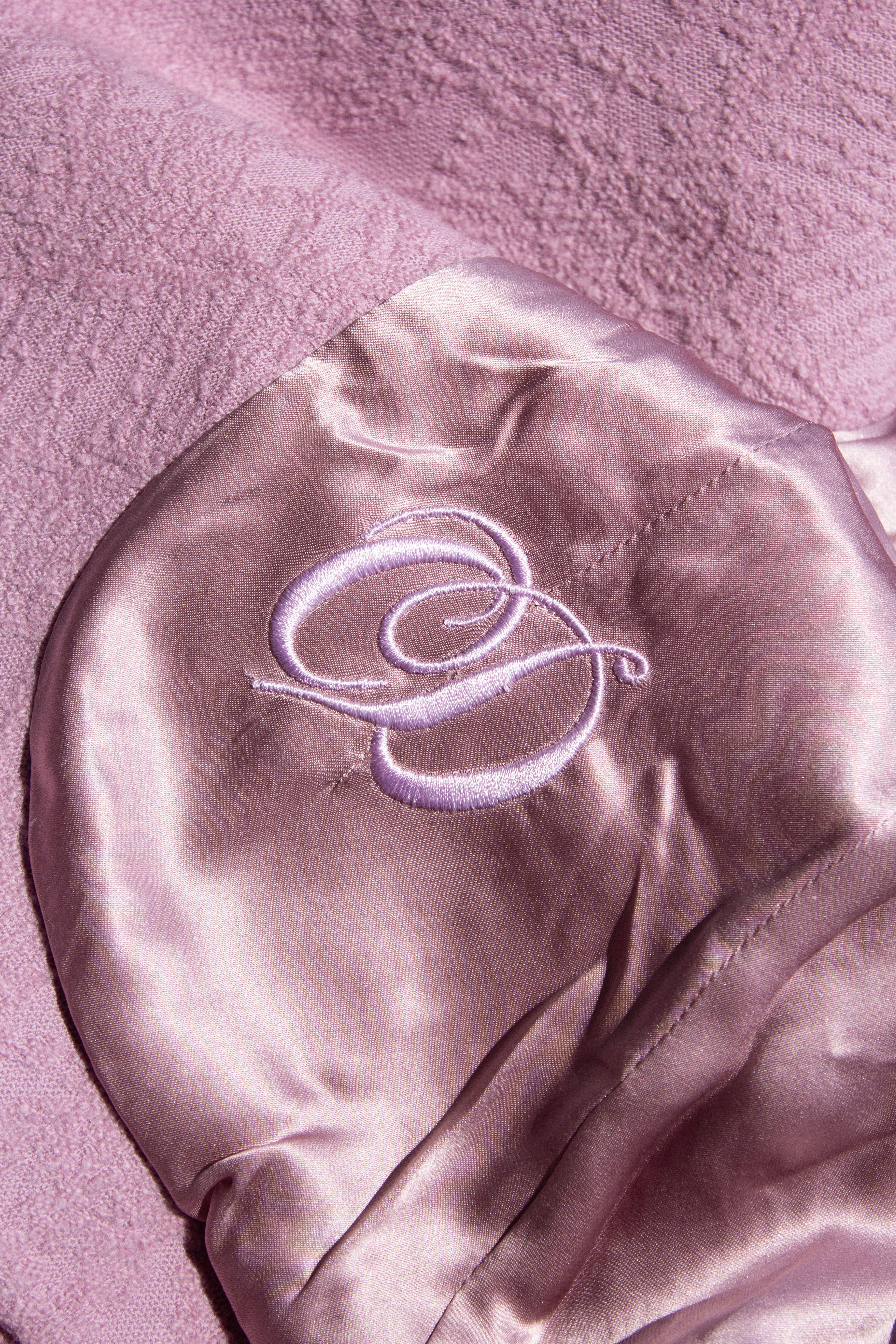 Christian Dior by John Galliano F/W 1999 Mauve Fringe Jacket
