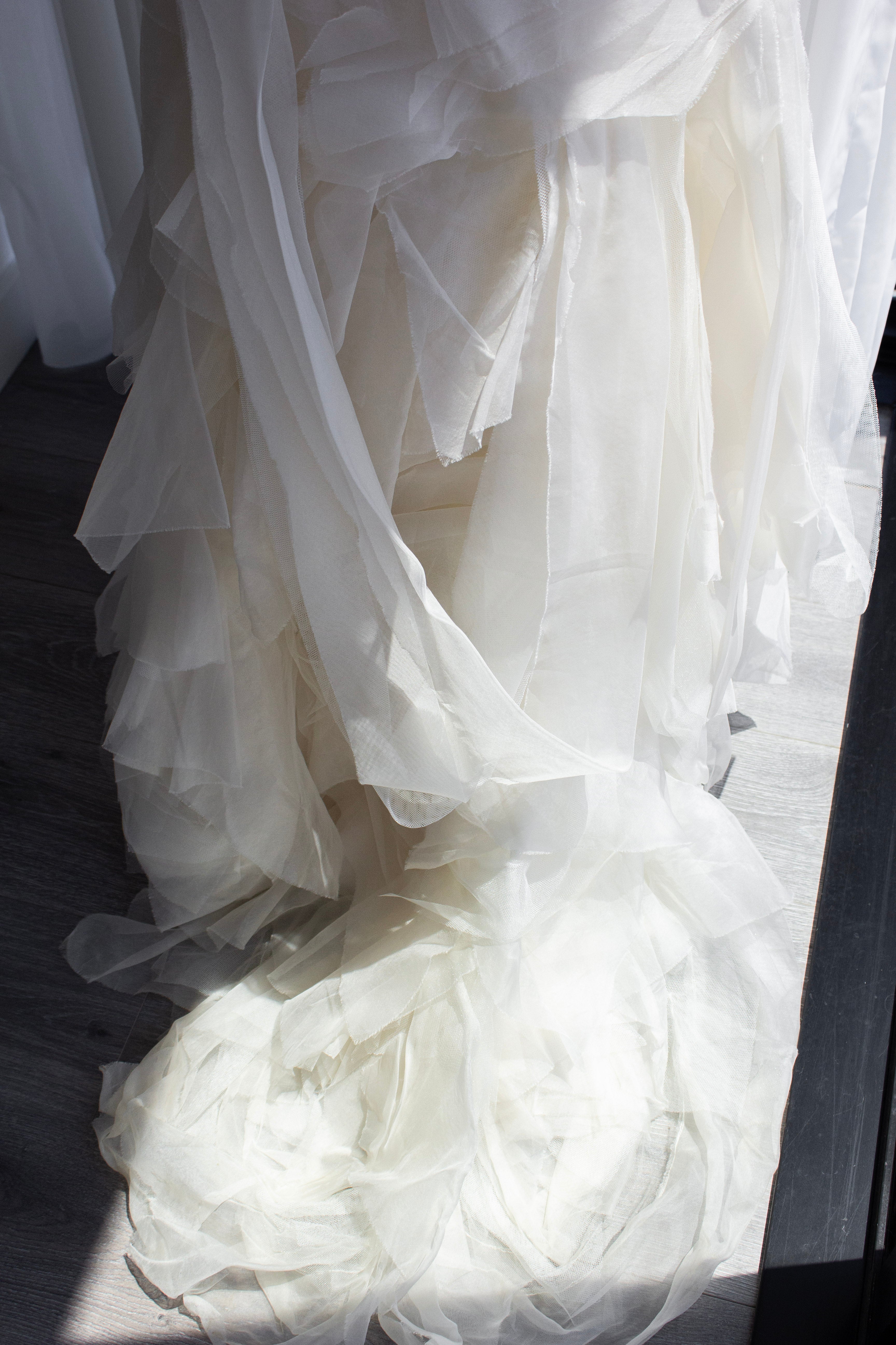 Vera Wang Farrah Ivory Gossip Girl Wedding Bridal Tulle Gown