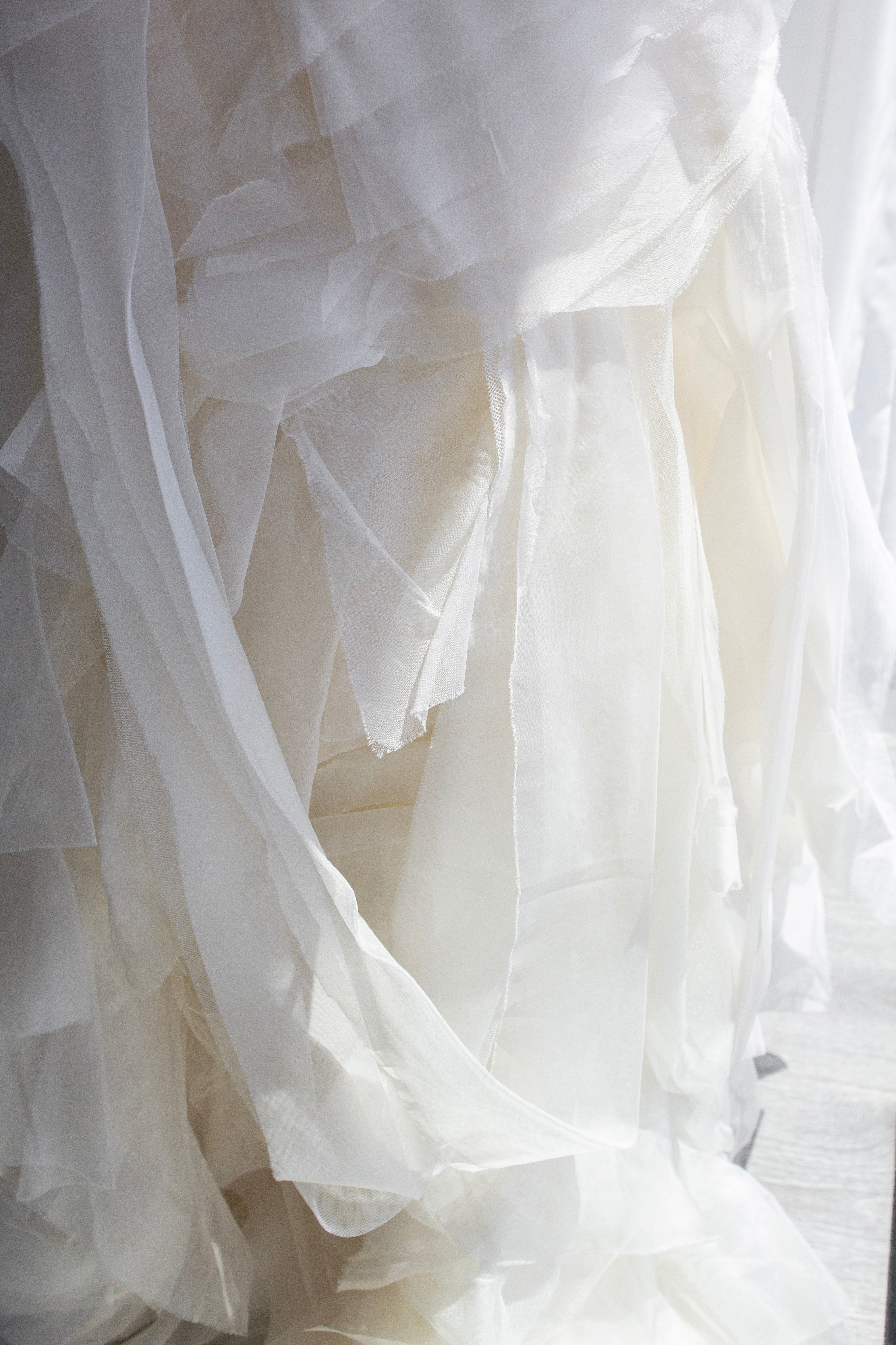Vera Wang Farrah Ivory Gossip Girl Wedding Bridal Tulle Gown